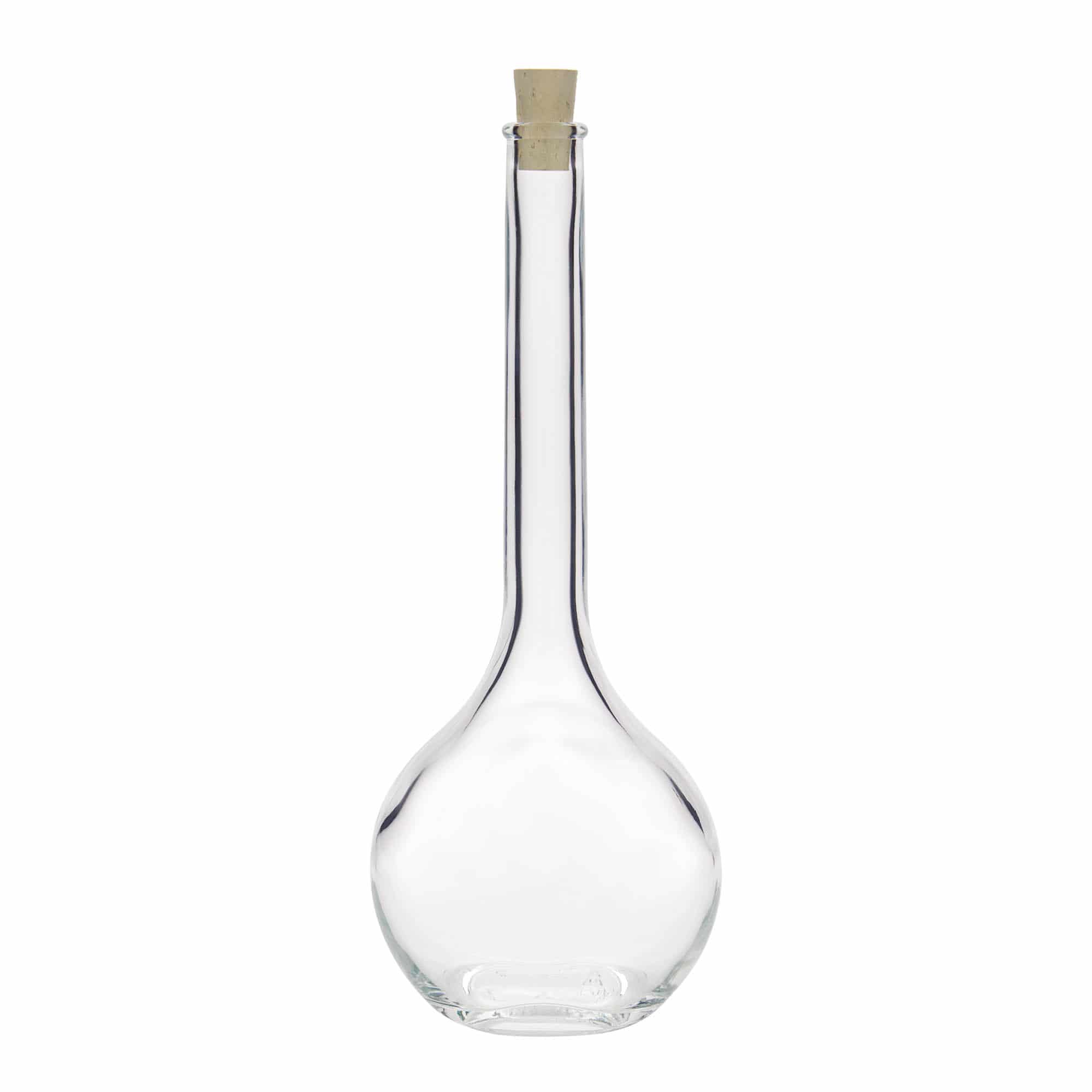 500 ml glassflaske "Contessa", oval, åpning: Kork
