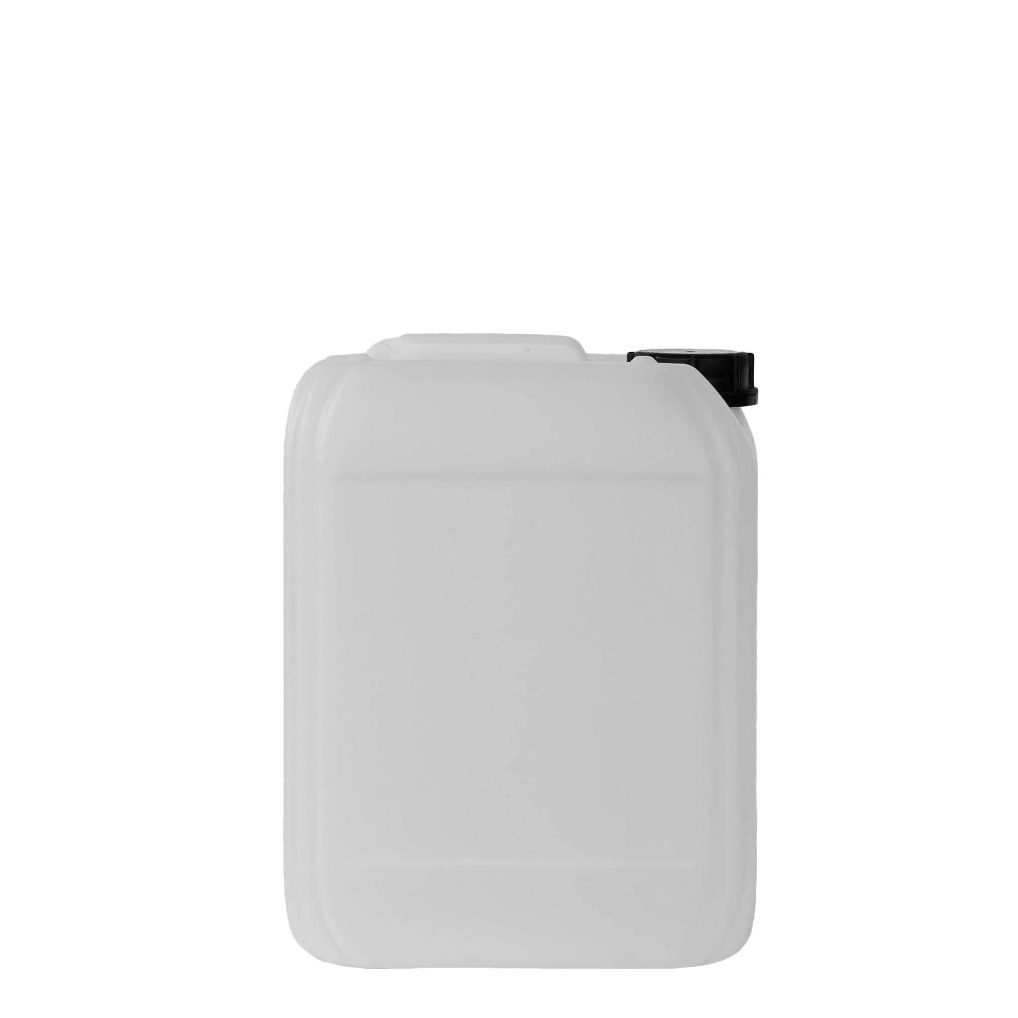 10 l Beholder, firkantet, HDPE-plast, natur, åpning: ND 55