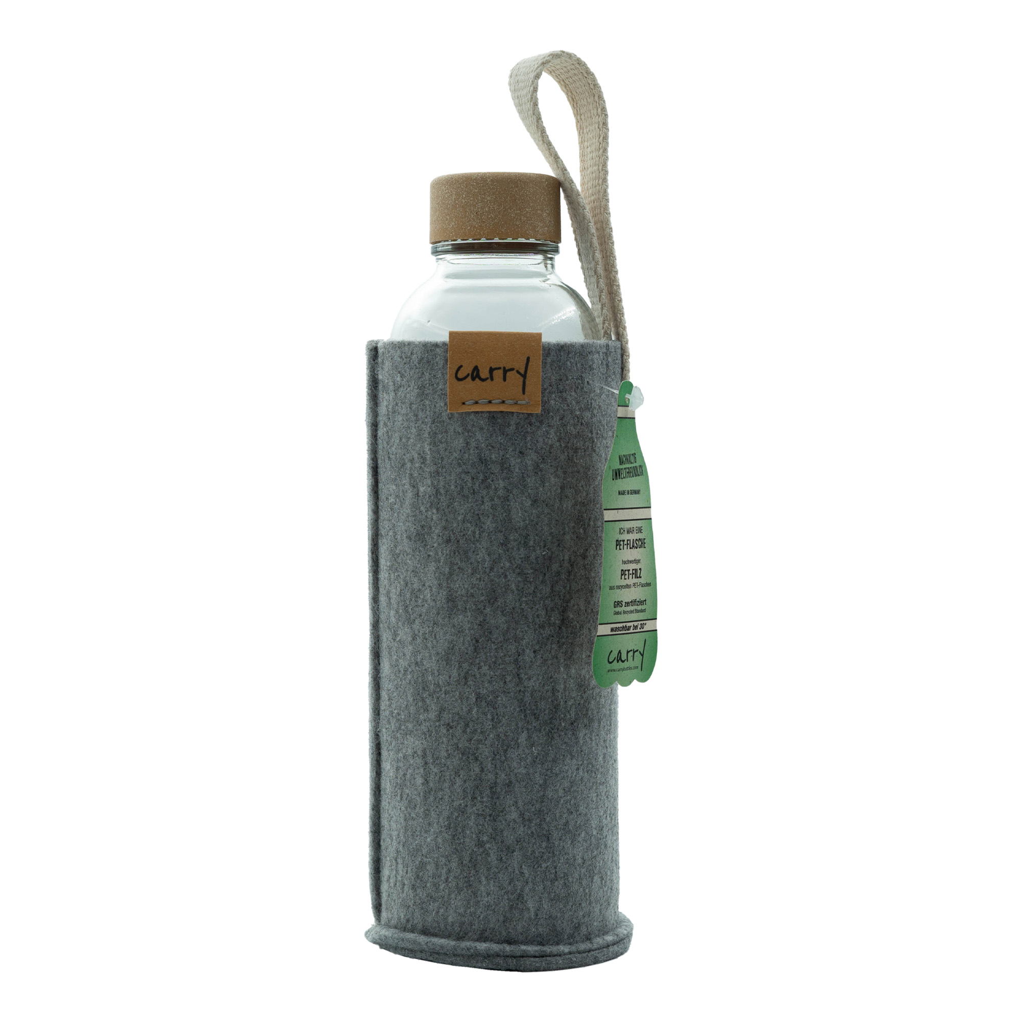 CARRY Sleeve, tekstil, grå