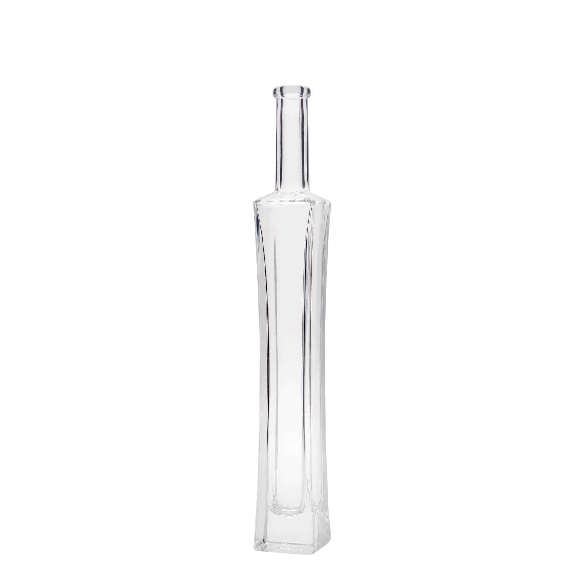 100 ml glassflaske 'Koko', kvadratisk, åpning: kork