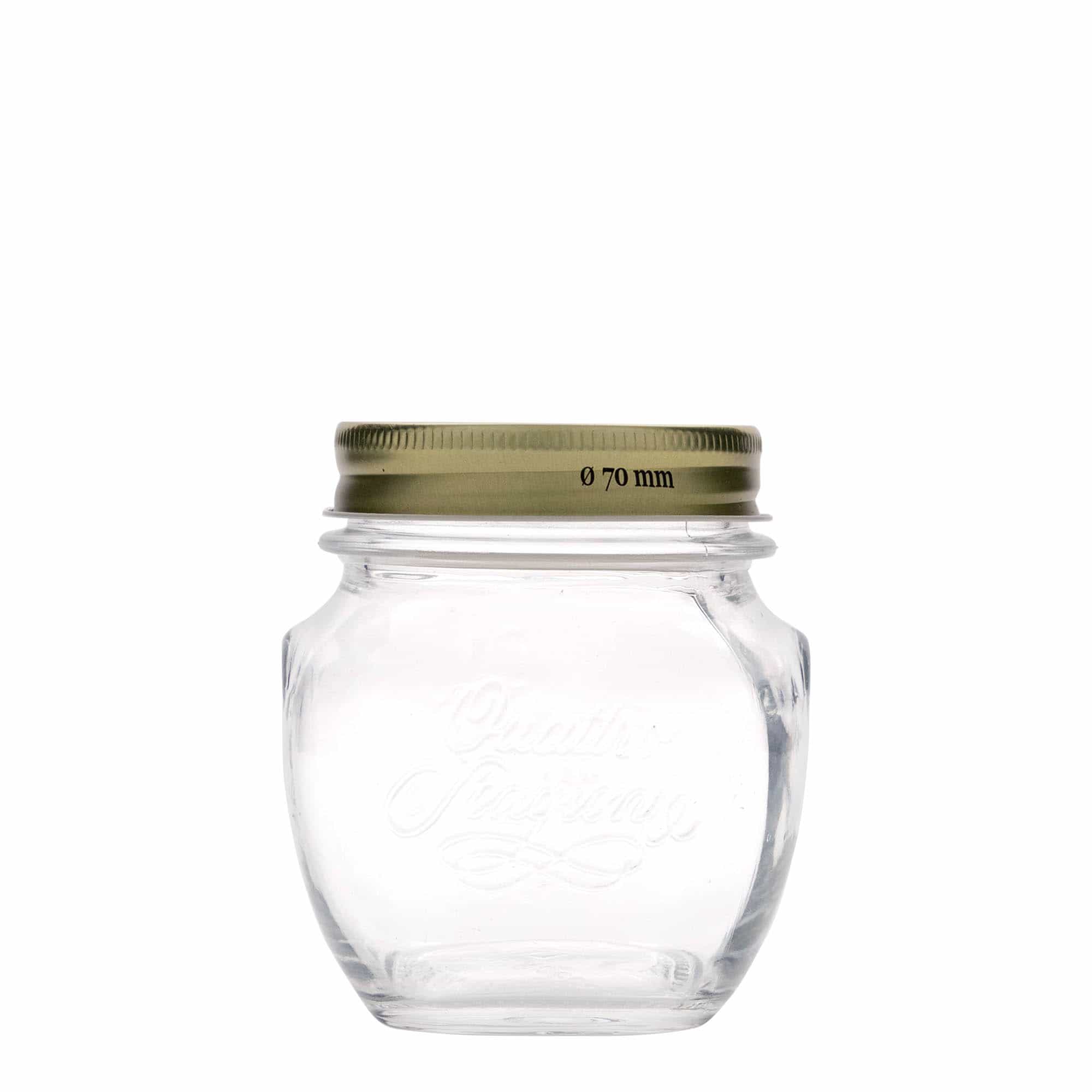 300 ml pynteglass "Quattro Stagioni", åpning: Skrulokk