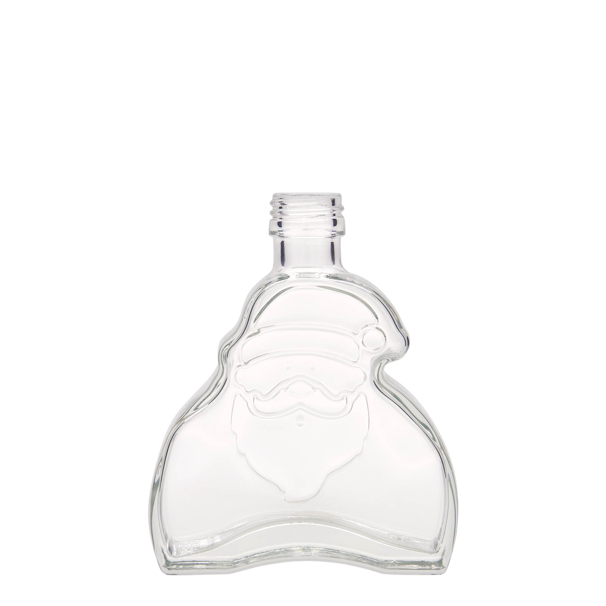 200 ml glassflaske 'Julenissen', åpning: PP 28 200 ml glassflaske 'Julenissen', åpning: PP 28