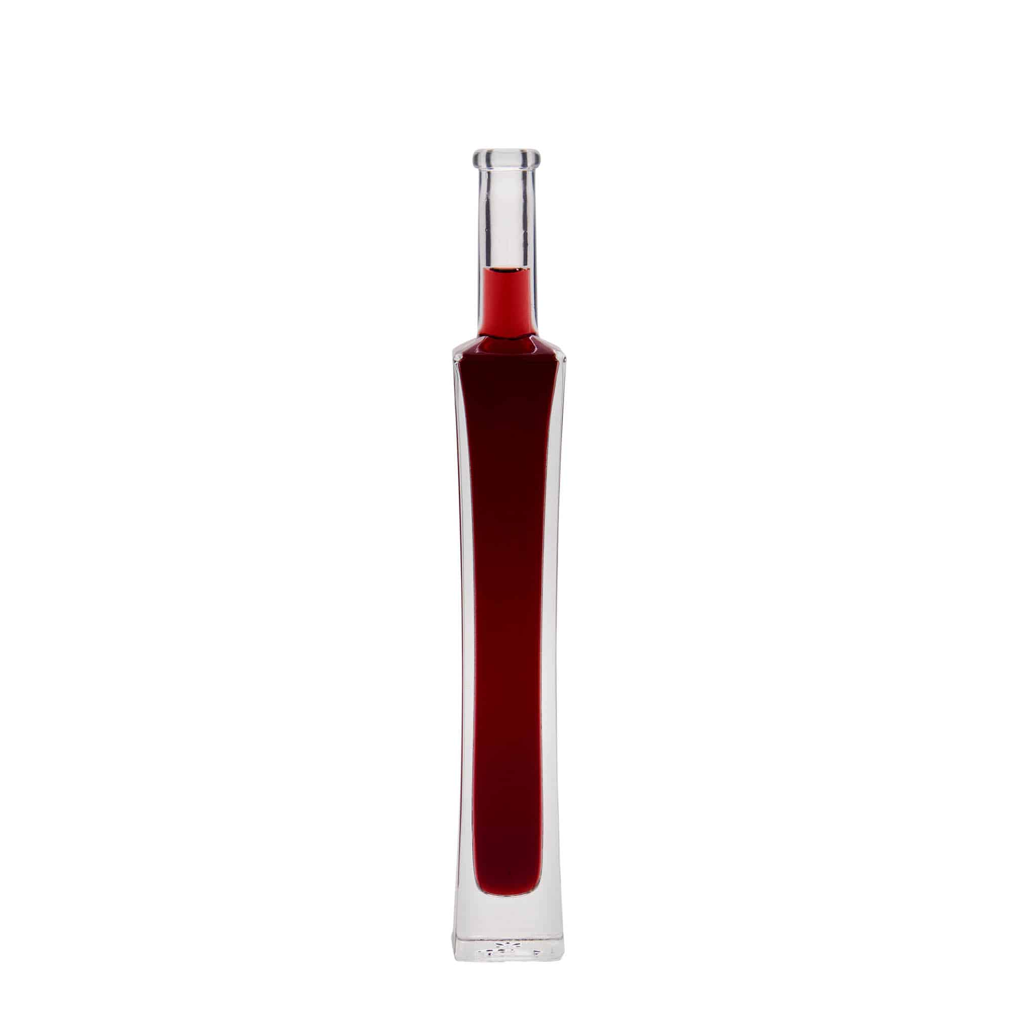 100 ml glassflaske 'Koko', kvadratisk, åpning: kork