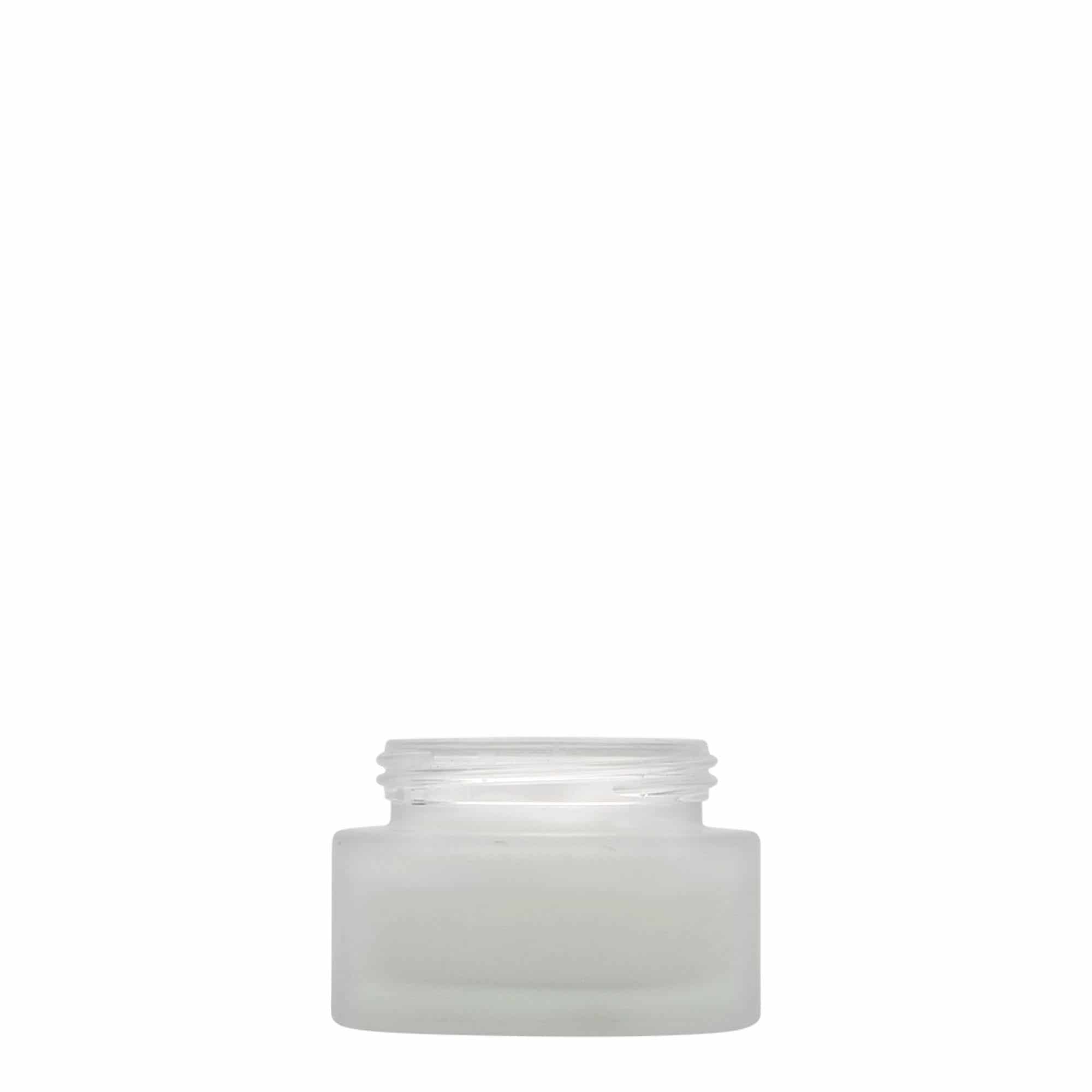 30 ml krukke "Platin Edition", glass, iset, åpning: Skrulokk