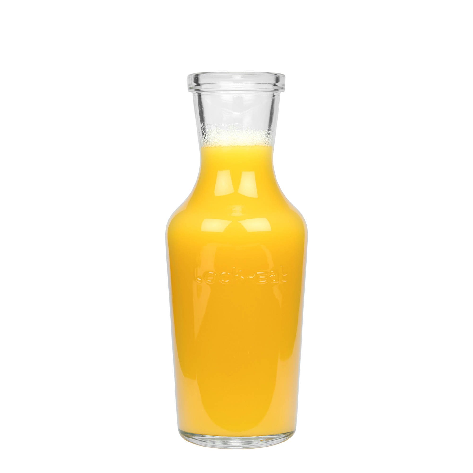 1.000 ml glasskaraffel 'Lock-Eat', åpning: trådspenne-lukking