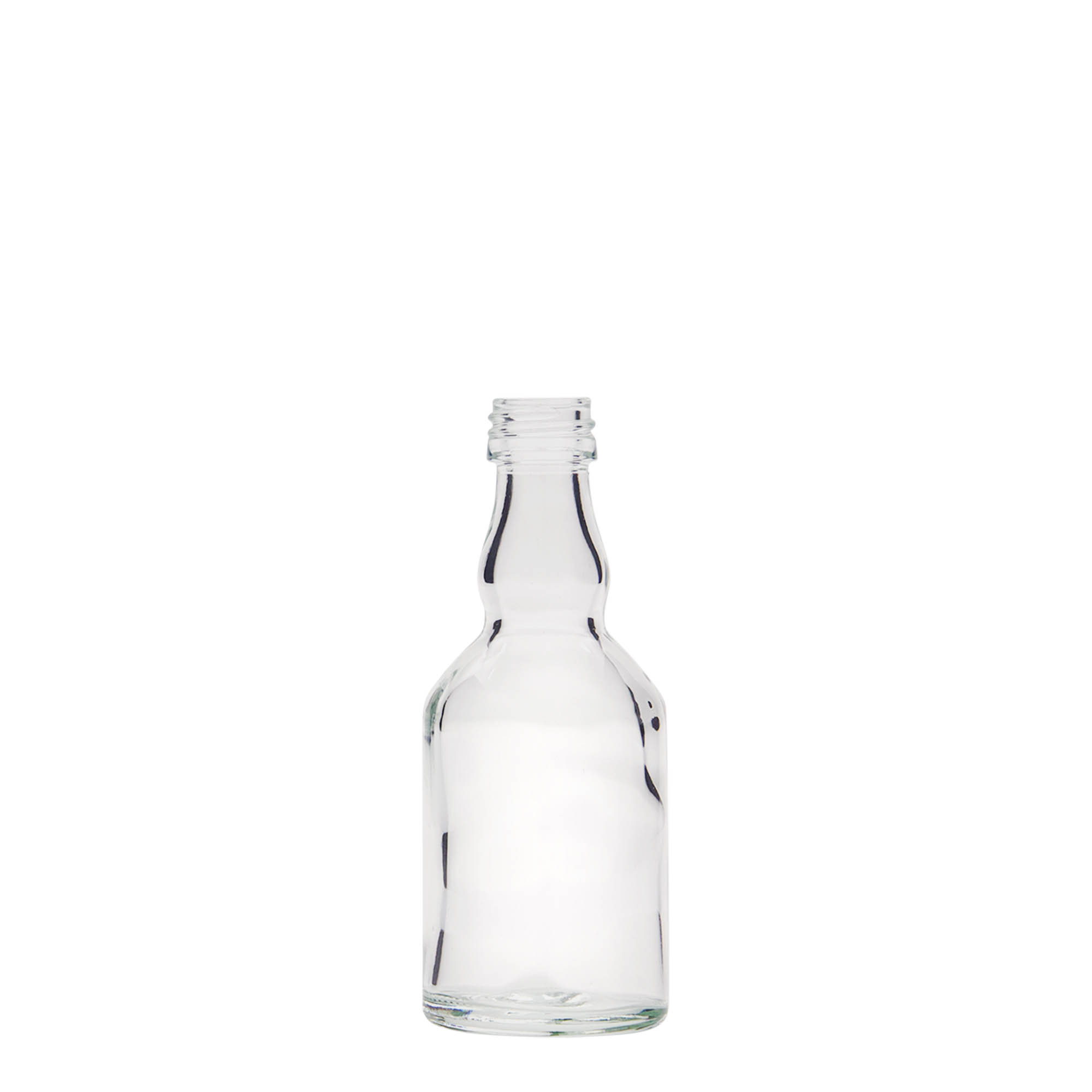 50 ml glassflaske 'Georgio', munnstykke: PP 18 50 ml glassflaske 'Georgio', munnstykke: PP 18