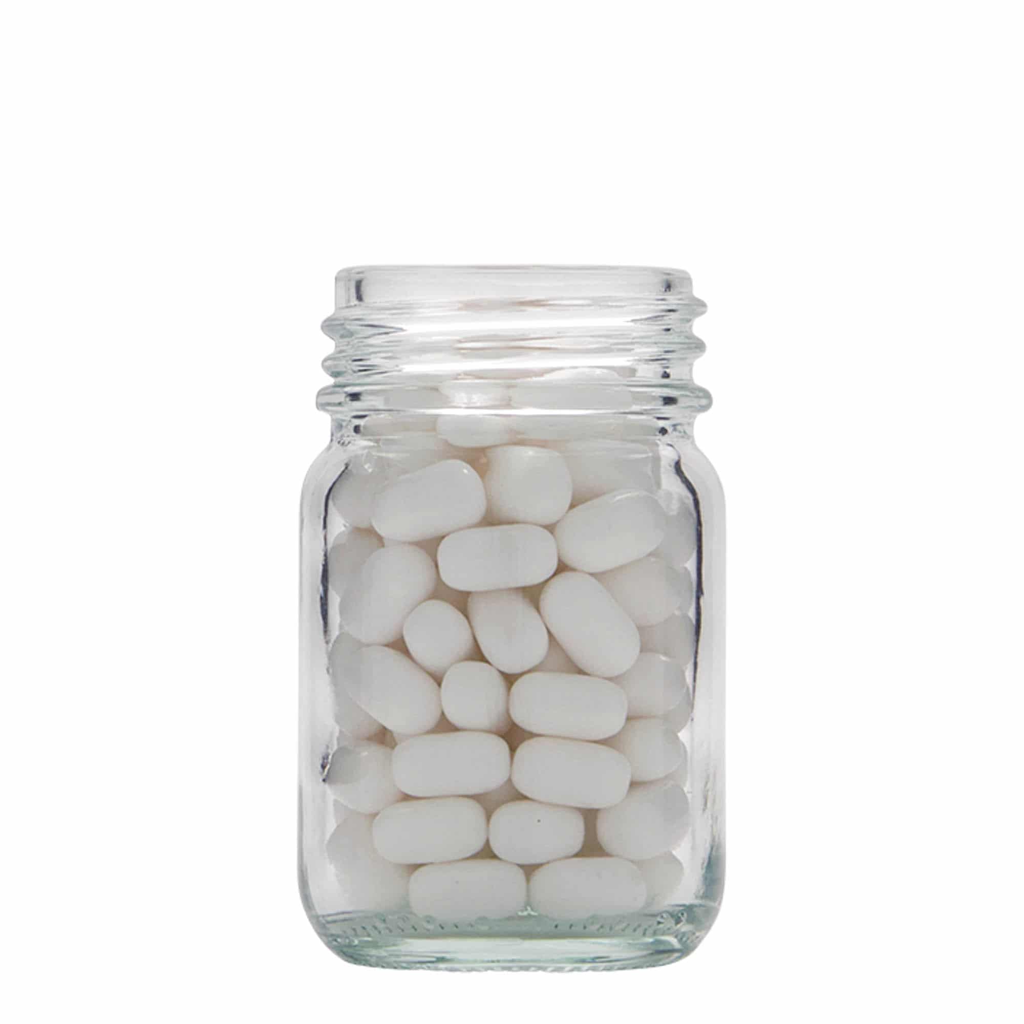 50 ml vidhalset glass, åpning: DIN 40