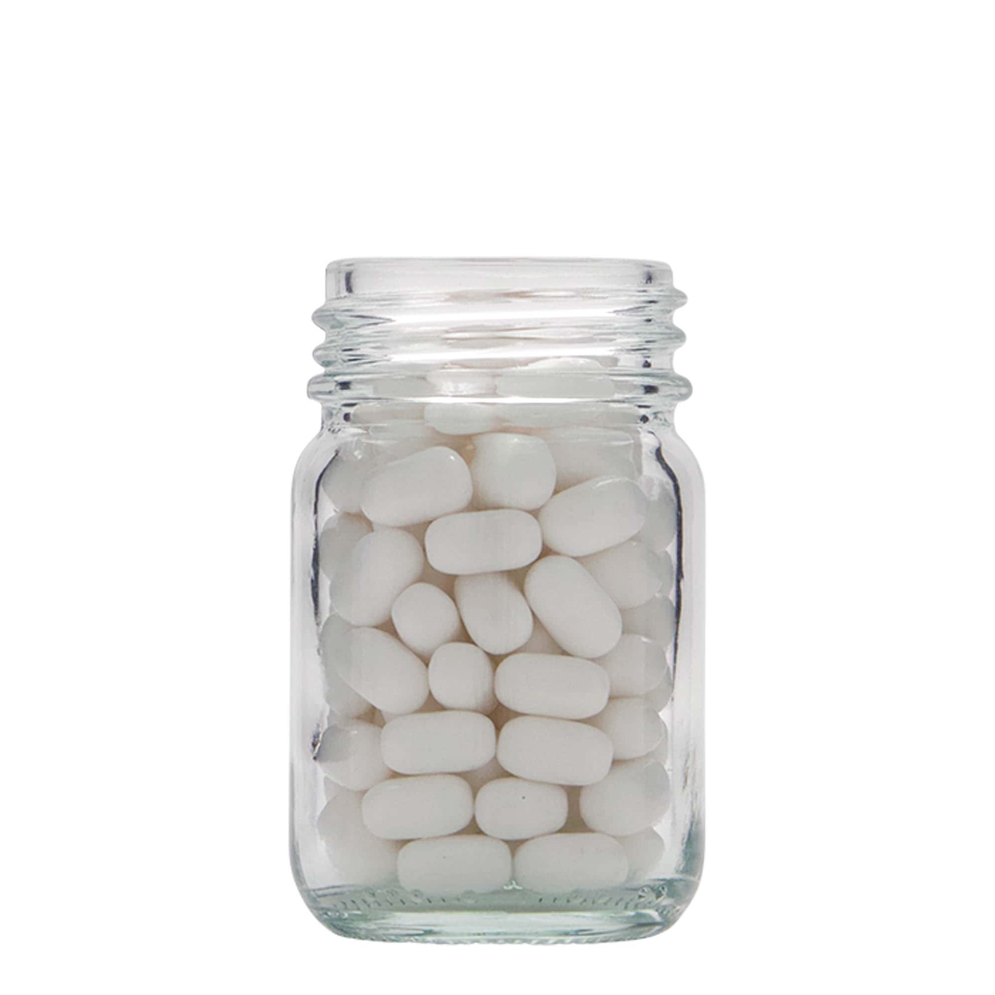 50 ml vidhalsglass, åpning: DIN 40