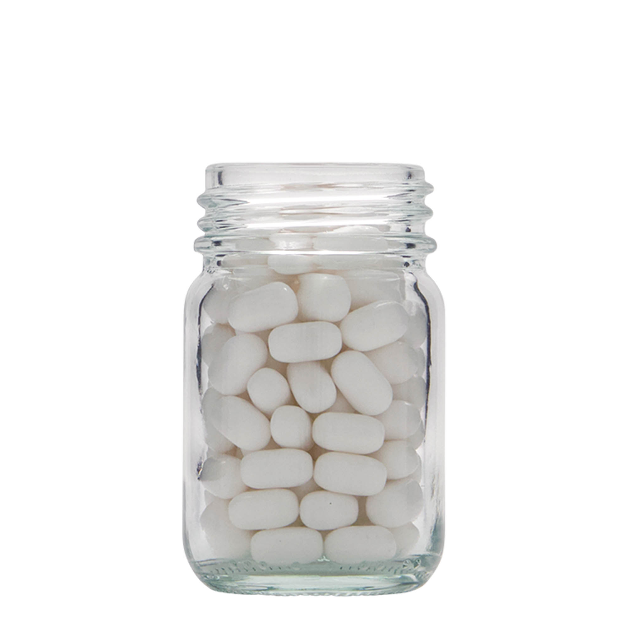 50 ml vidhalsglass, åpning: DIN 40