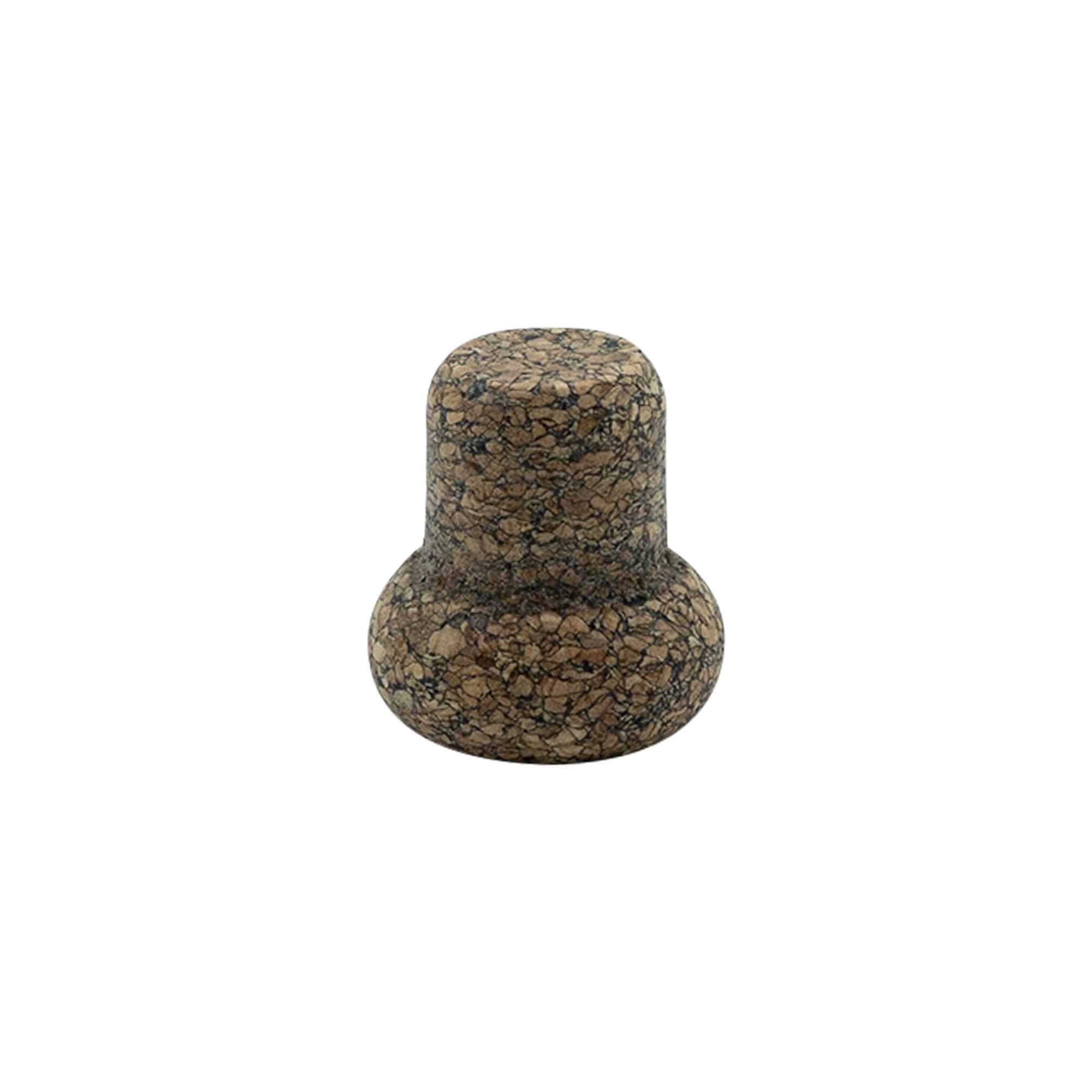 Håndtakskork 'Barrel' 22,5 mm, korkkull, for munningsåpning: kork