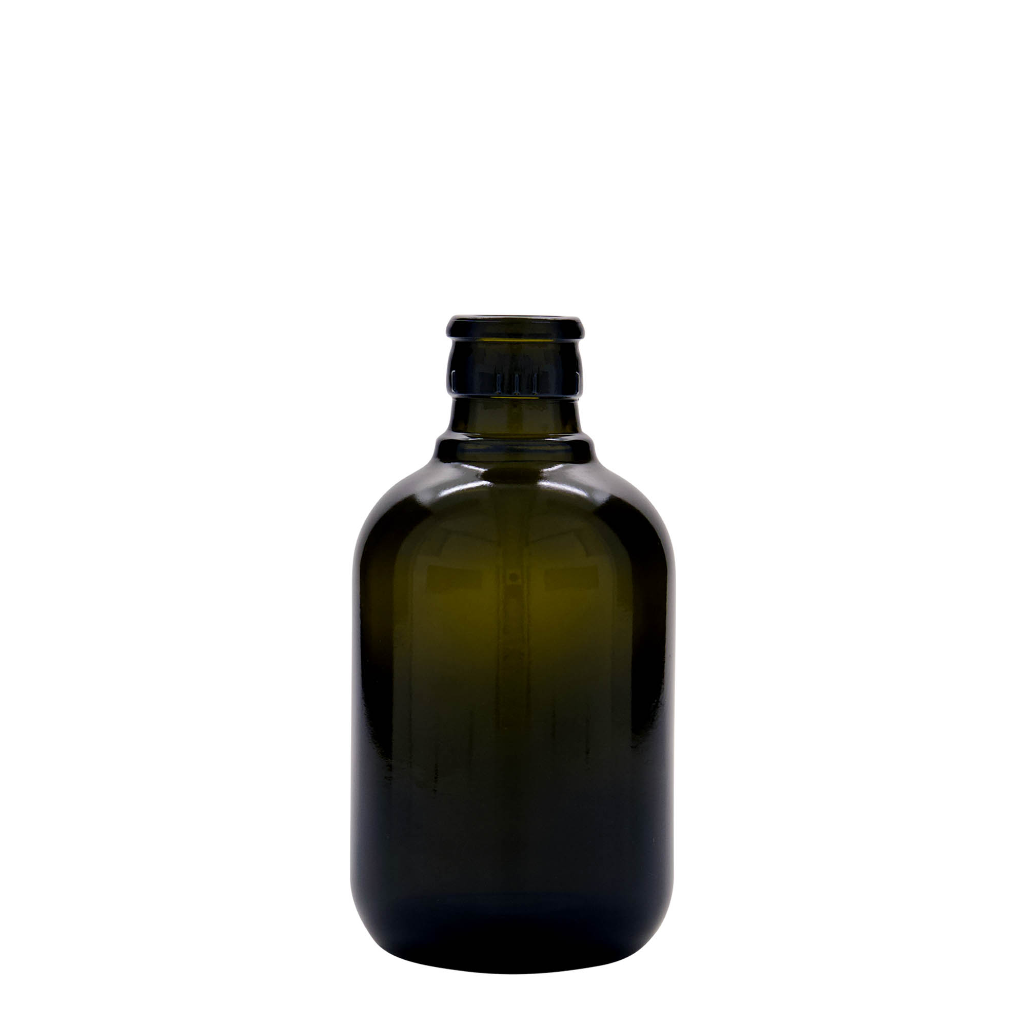 250 ml eddik-/oljeflaske 'Biolio', glass, antikkgrønn, åpning: DOP