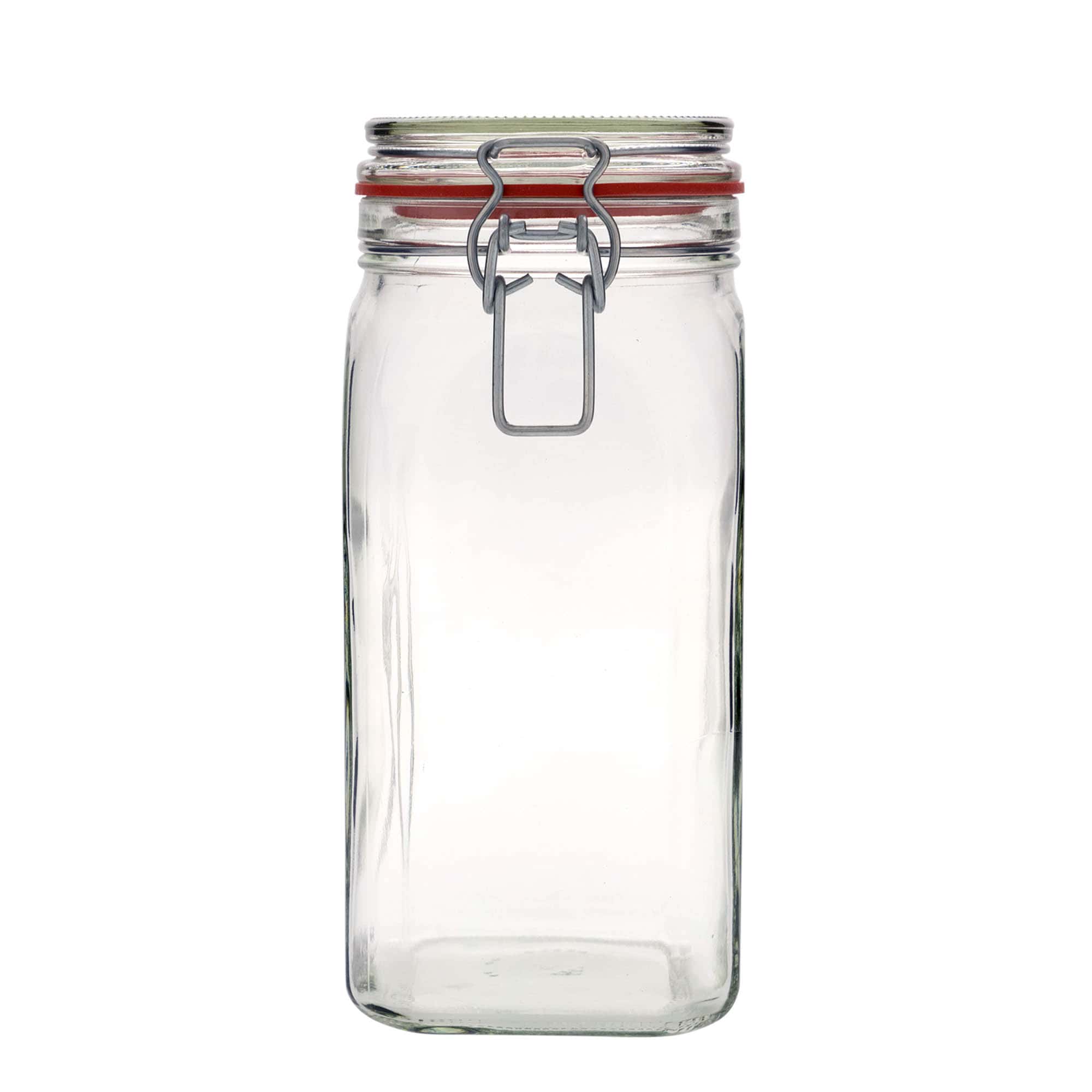 1540 ml bøyleglass, kvadratisk, åpning: Bøylelokk