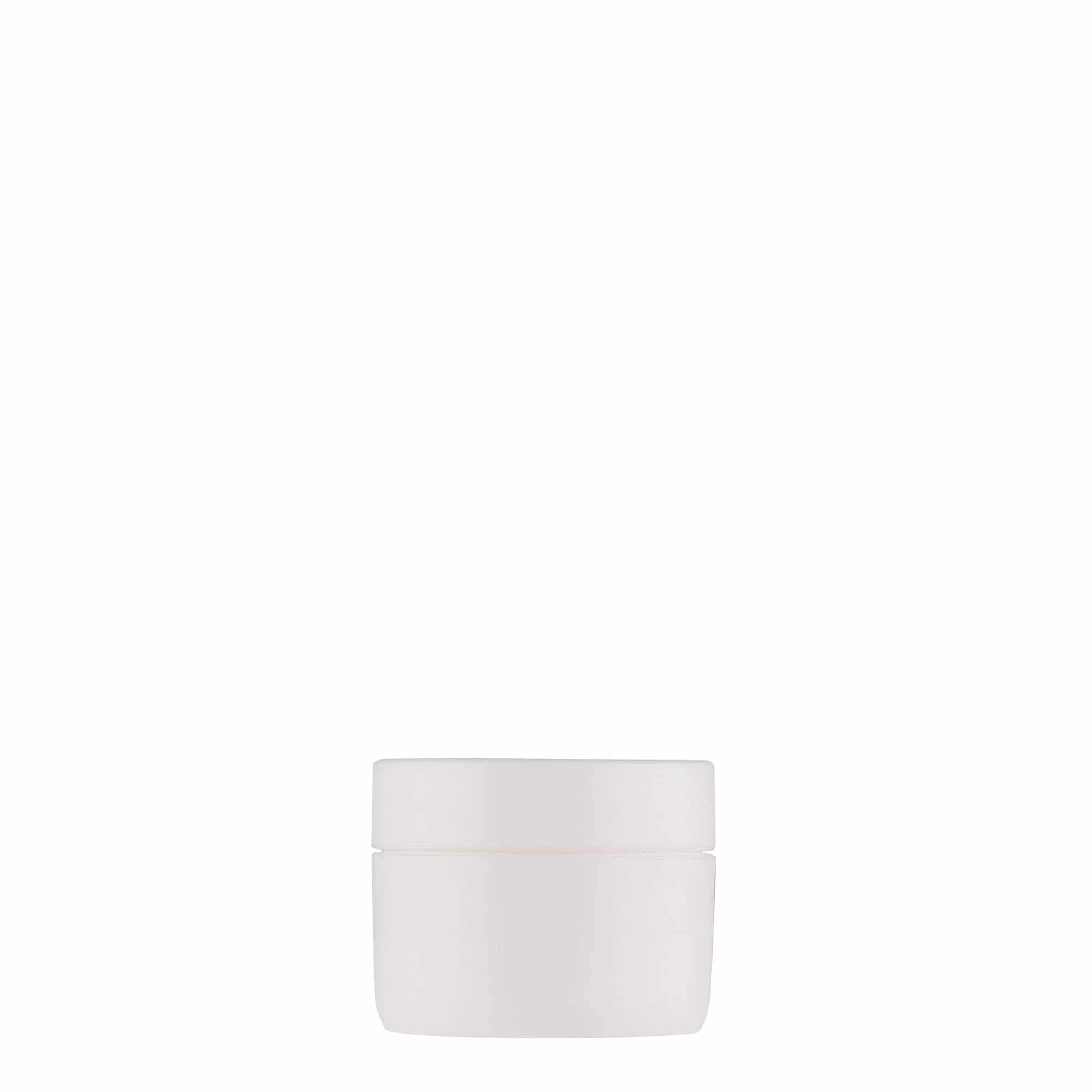 10 ml plastboks "Antonella", PP, hvit, åpning: Skrulokk