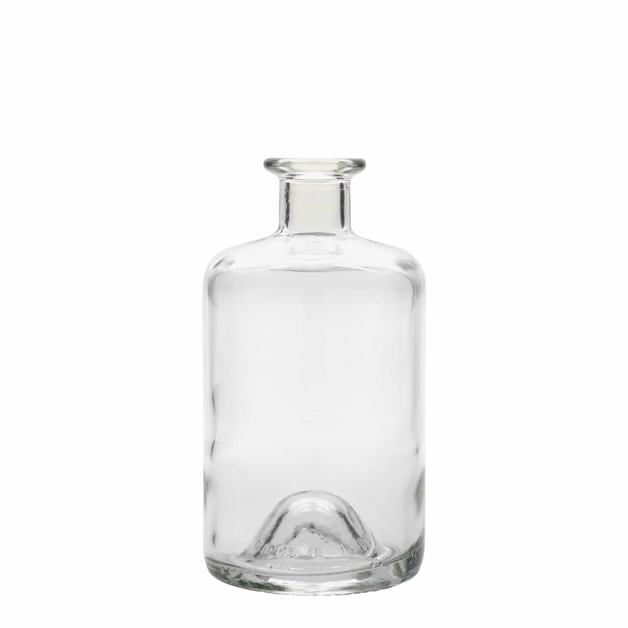 500 ml glassflaske apotek, åpning: kork