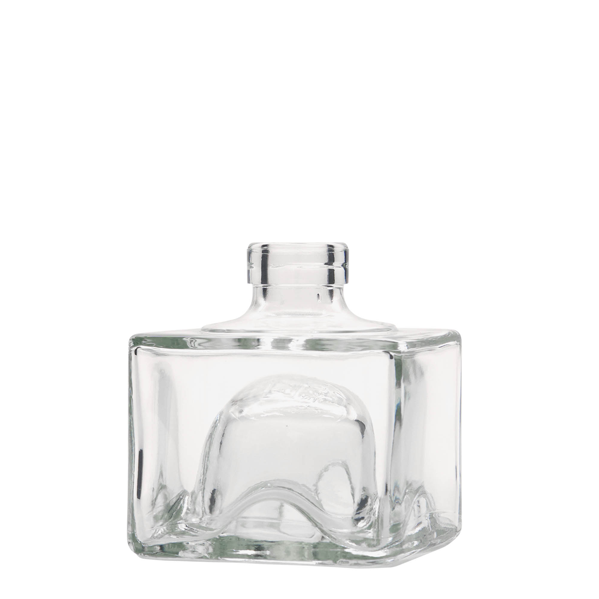 200 ml glassflaske 'Cocolores', firkantet, åpning: kork