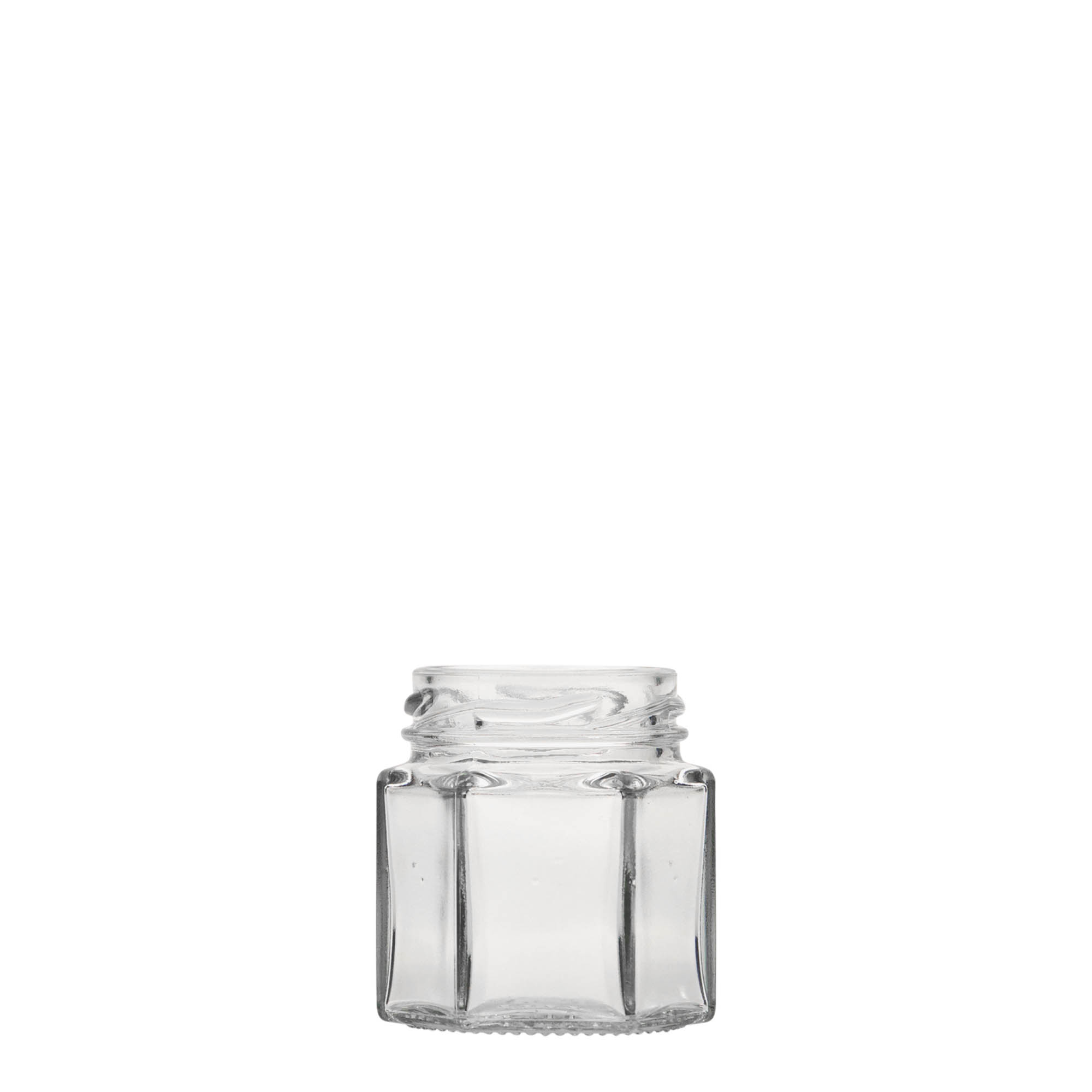 47 ml sekskantglass, åpning: Twist-Off (TO 43) 47 ml sekskantglass, åpning: Twist-Off (TO 43)