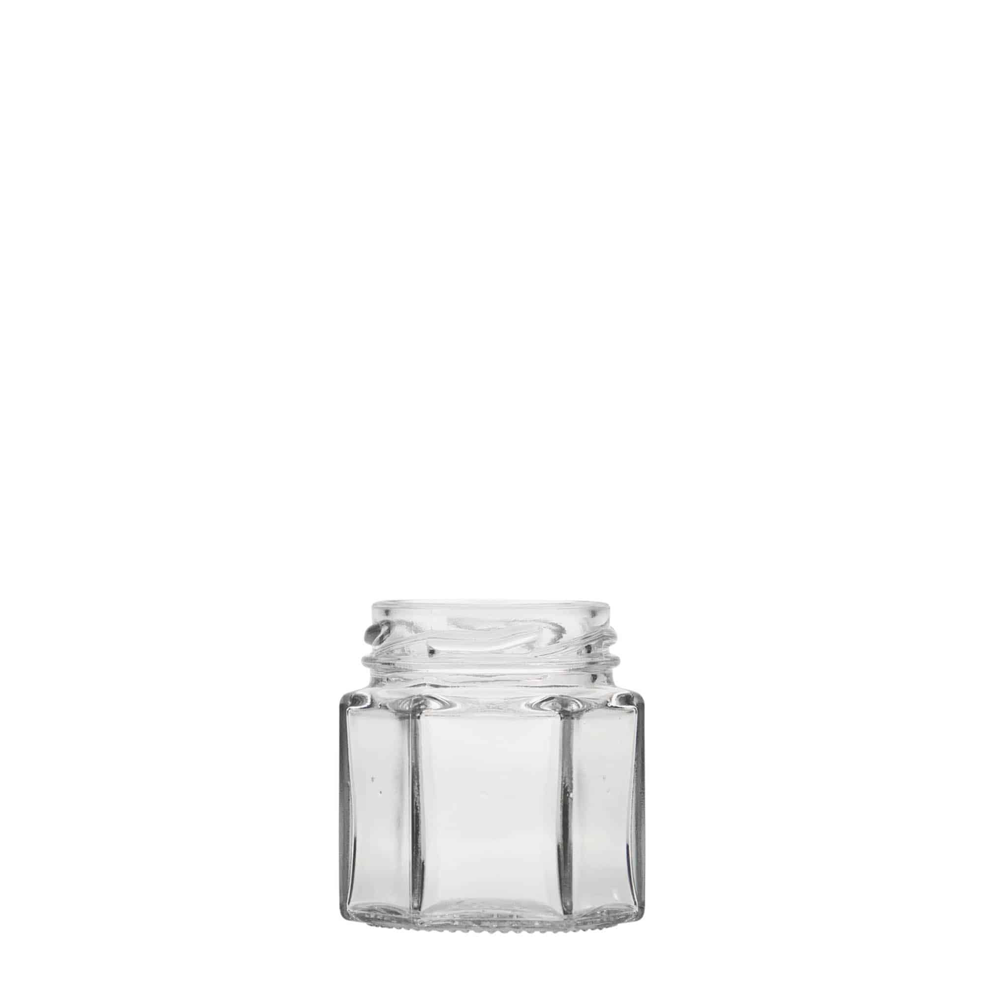 47 ml sekskantglass, åpning: Twist-Off (TO 43)