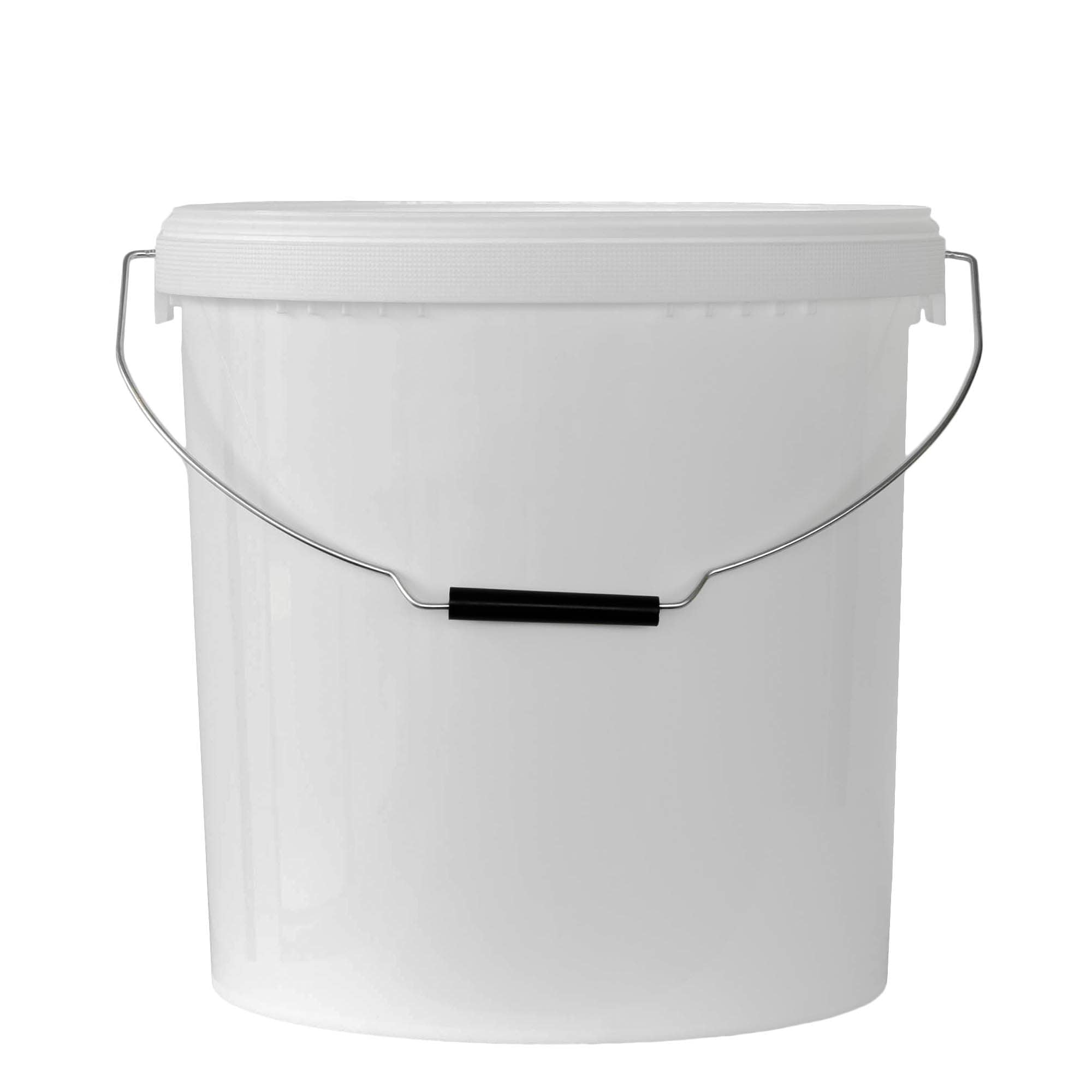 20 l bøtte, PP-plast, hvit