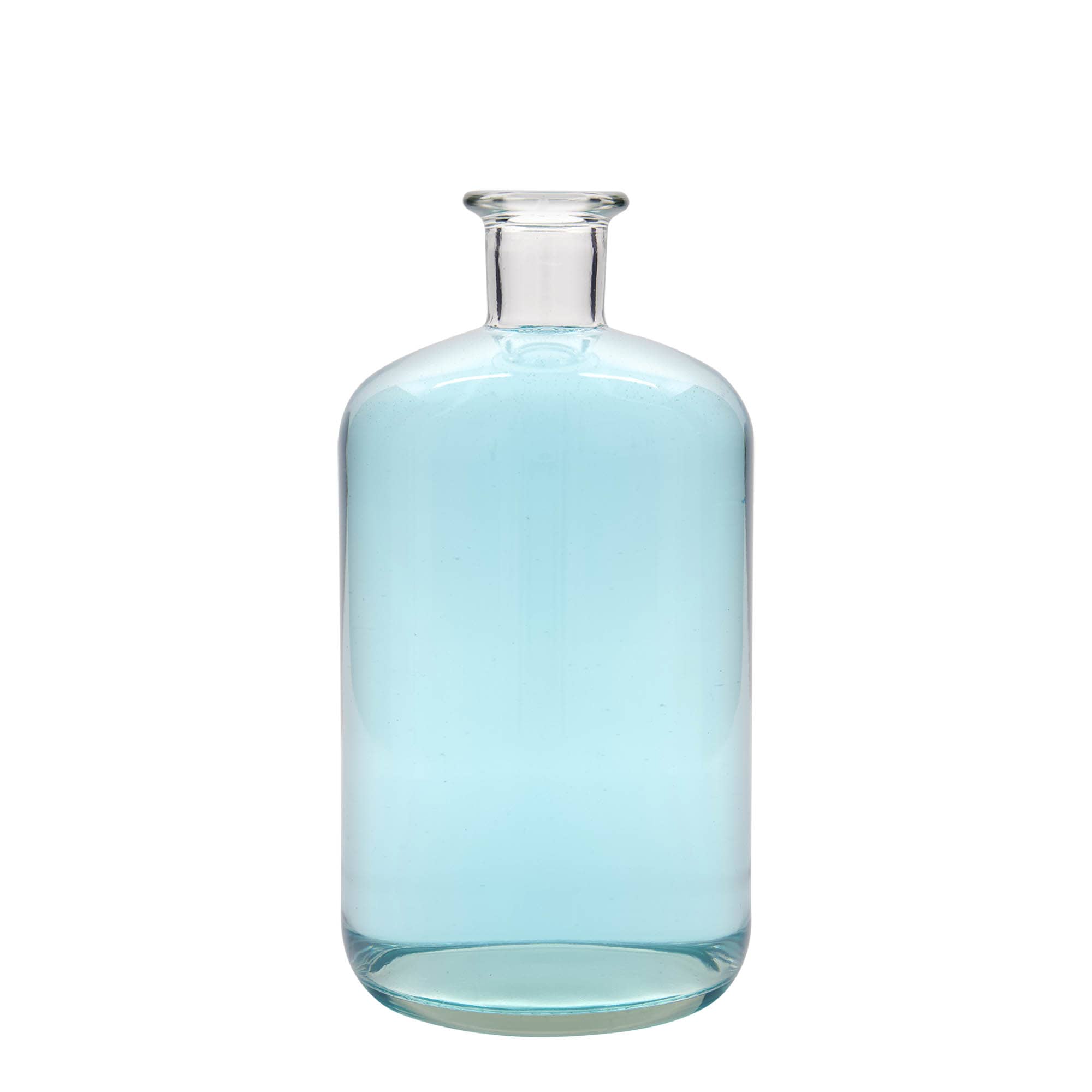 1.500 ml glassflaske apotek, åpning: kork