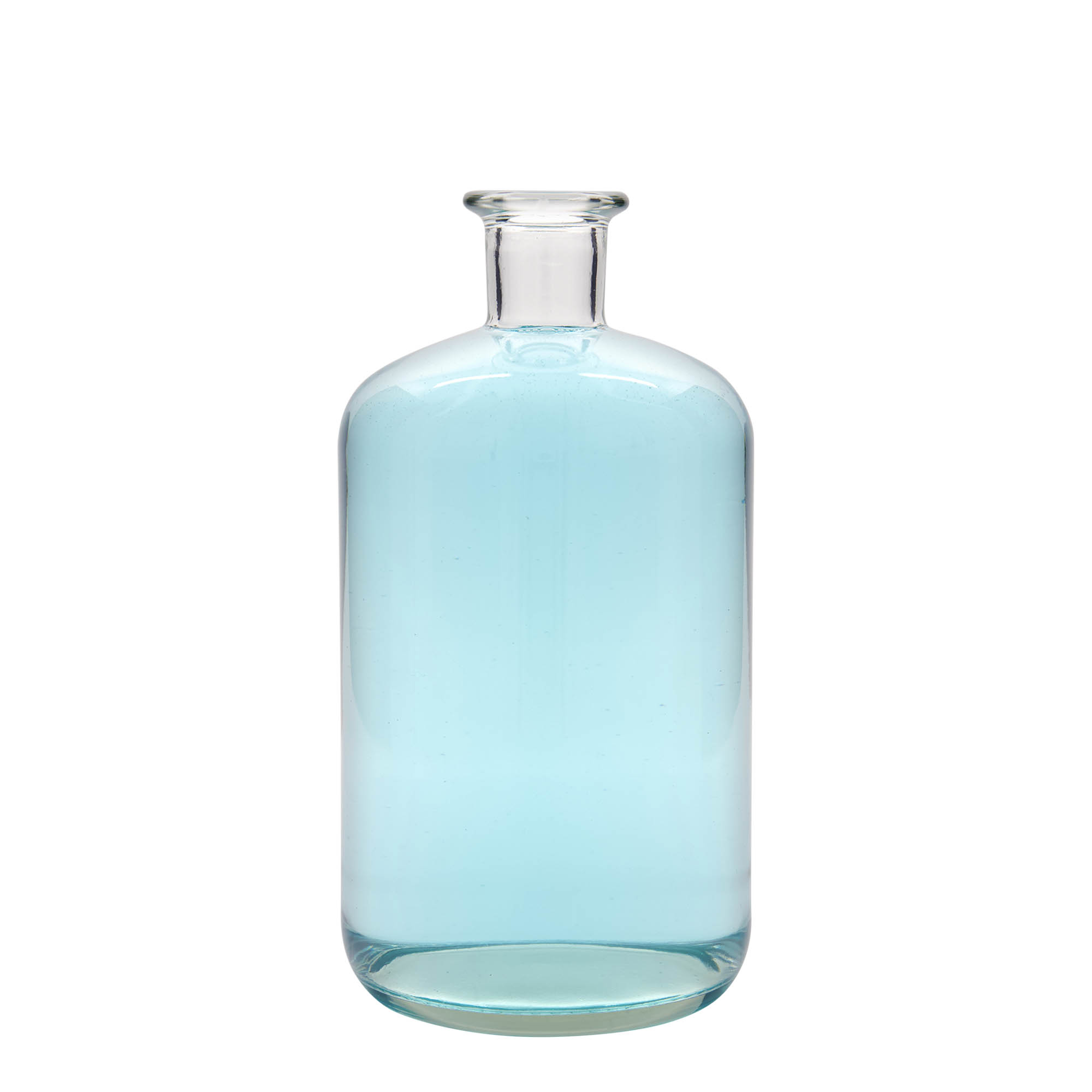 1.500 ml glassflaske apotek, åpning: kork
