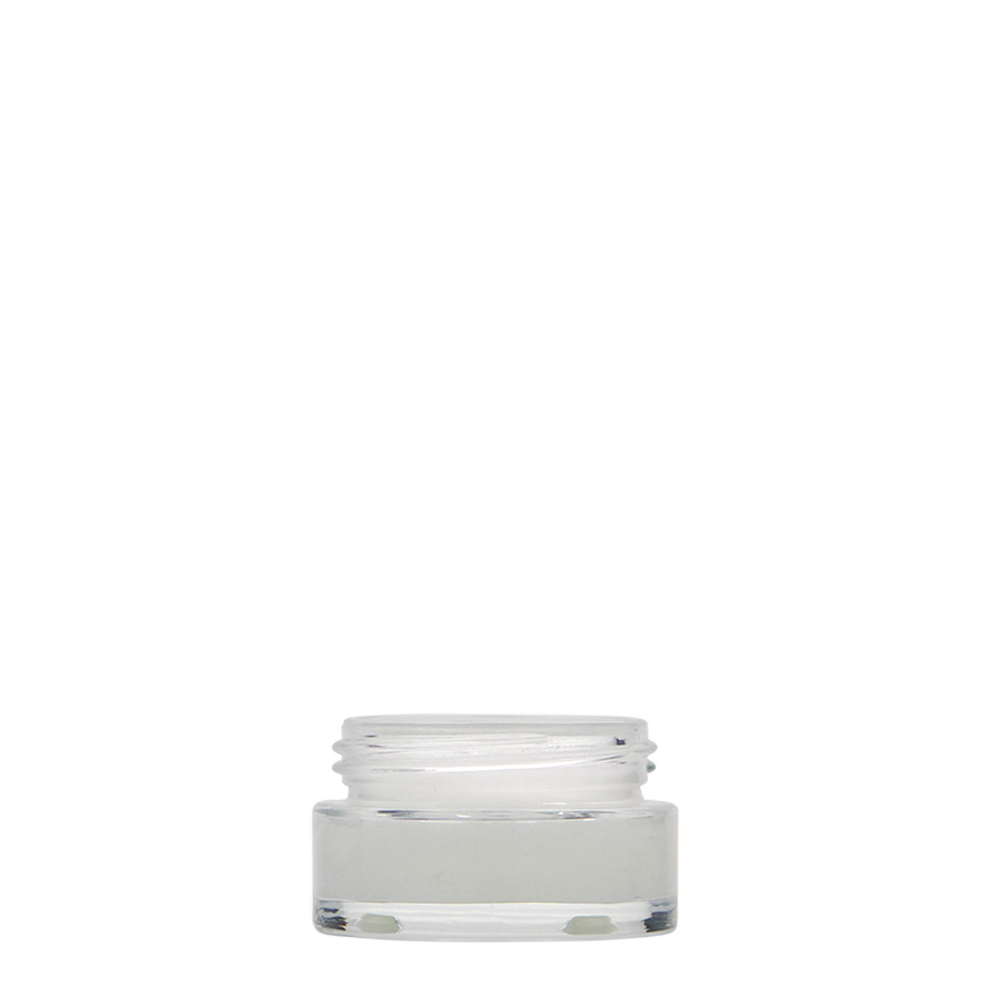 15 ml krukke 'Clear Edition', glass, åpning: skrukork