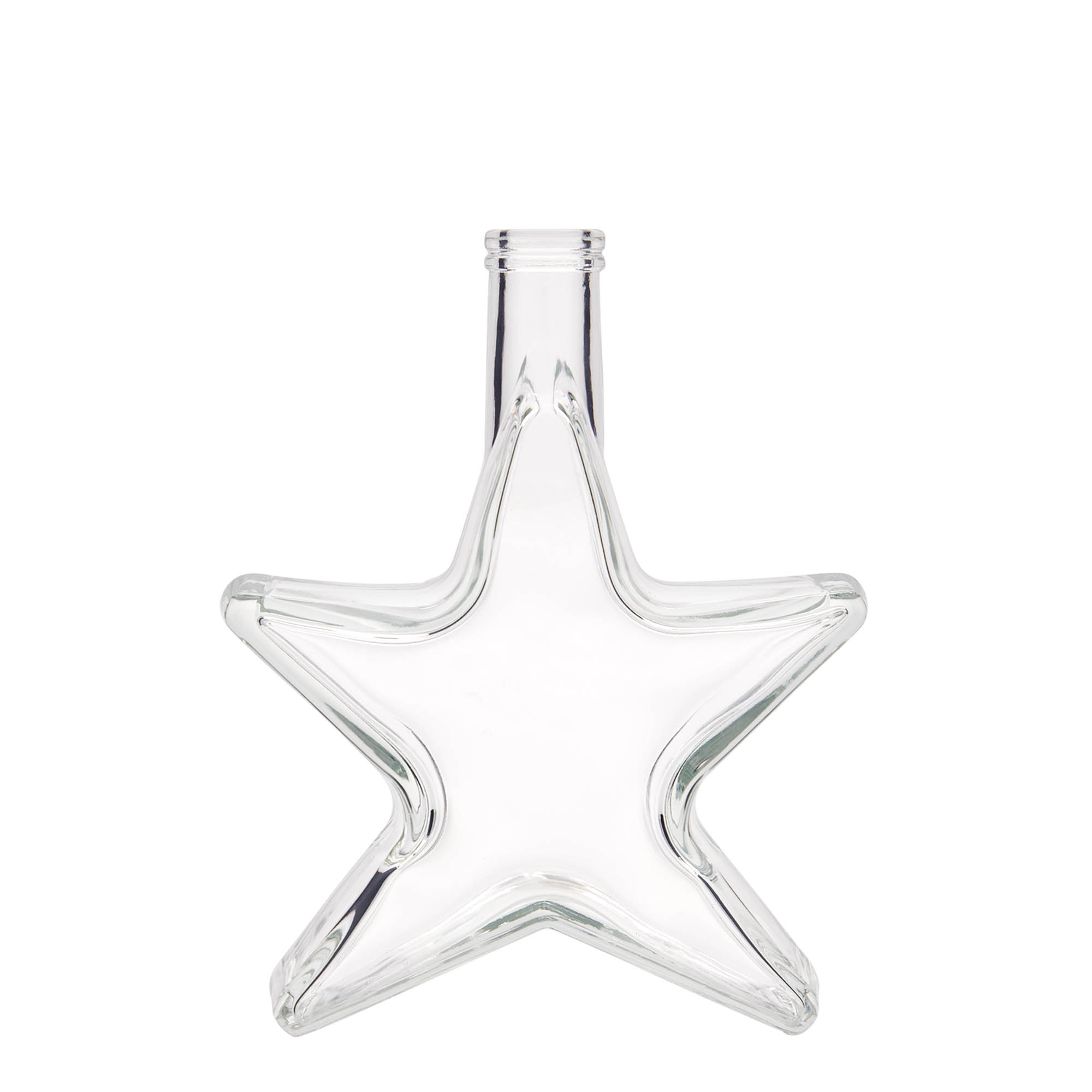 350 ml glassflaske 'Stjerne', åpning: kork