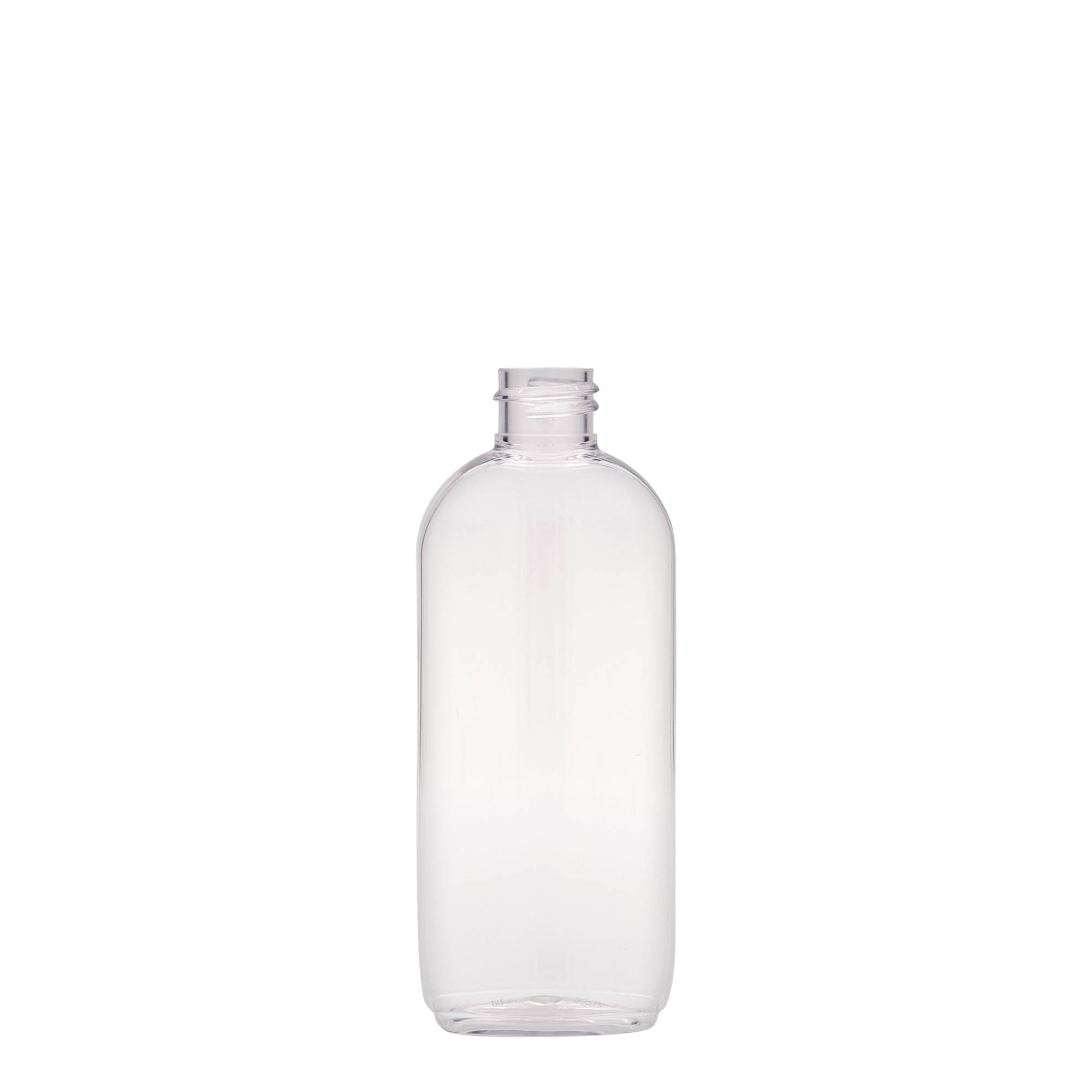 100 ml PET-flaske 'Iris', oval, plast, åpning: 20/410 100 ml PET-flaske 'Iris', oval, plast, åpning: 20/410