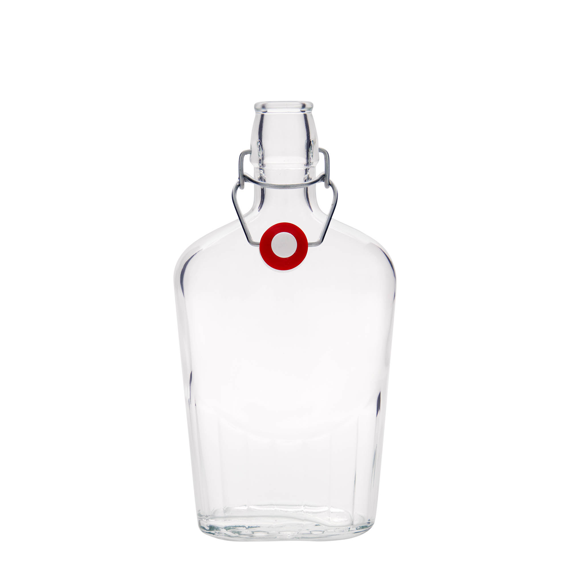 500 ml glassflaske 'Fiaschetta', oval, åpning: patentlokk 500 ml glassflaske 'Fiaschetta', oval, åpning: patentlokk