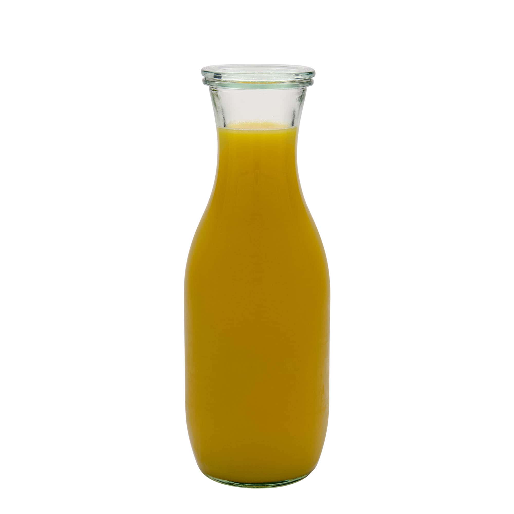 1.000 ml WECK-saftflaske #, åpning: rund kant