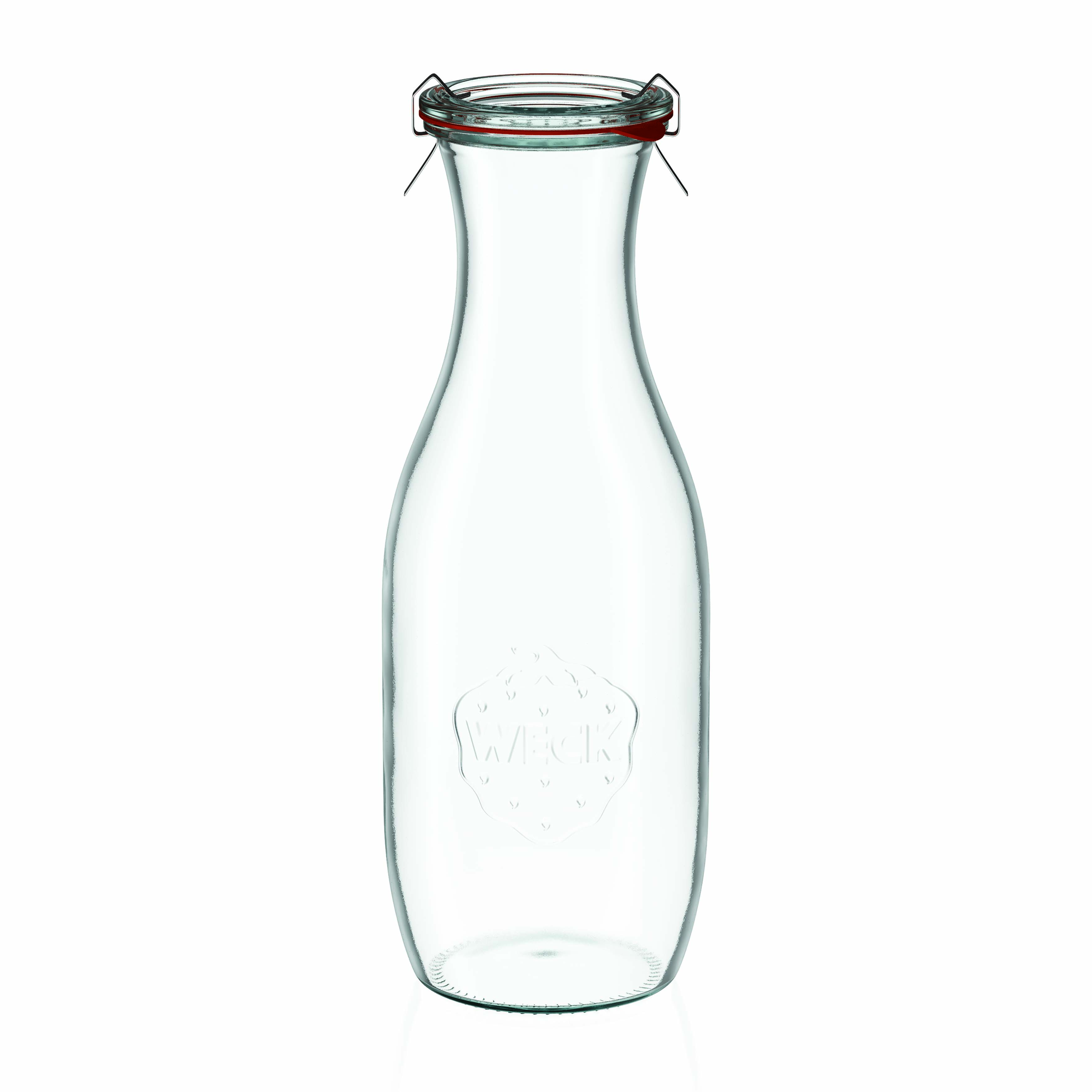 1.000 ml WECK-saftflaske, åpning: rund kant
