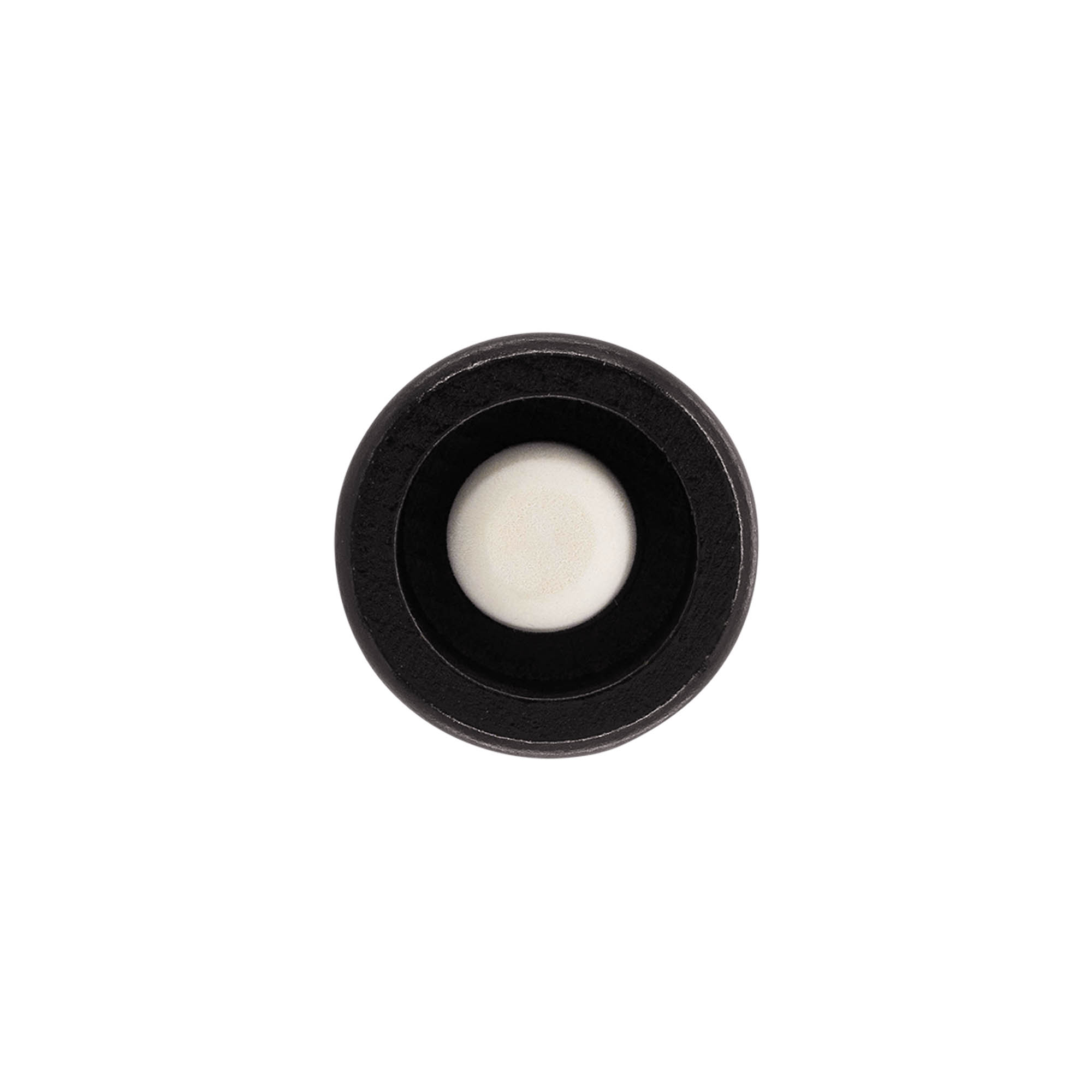 Håndtak kork 19 mm "Melon", tre/PE, svart, for åpning: kork