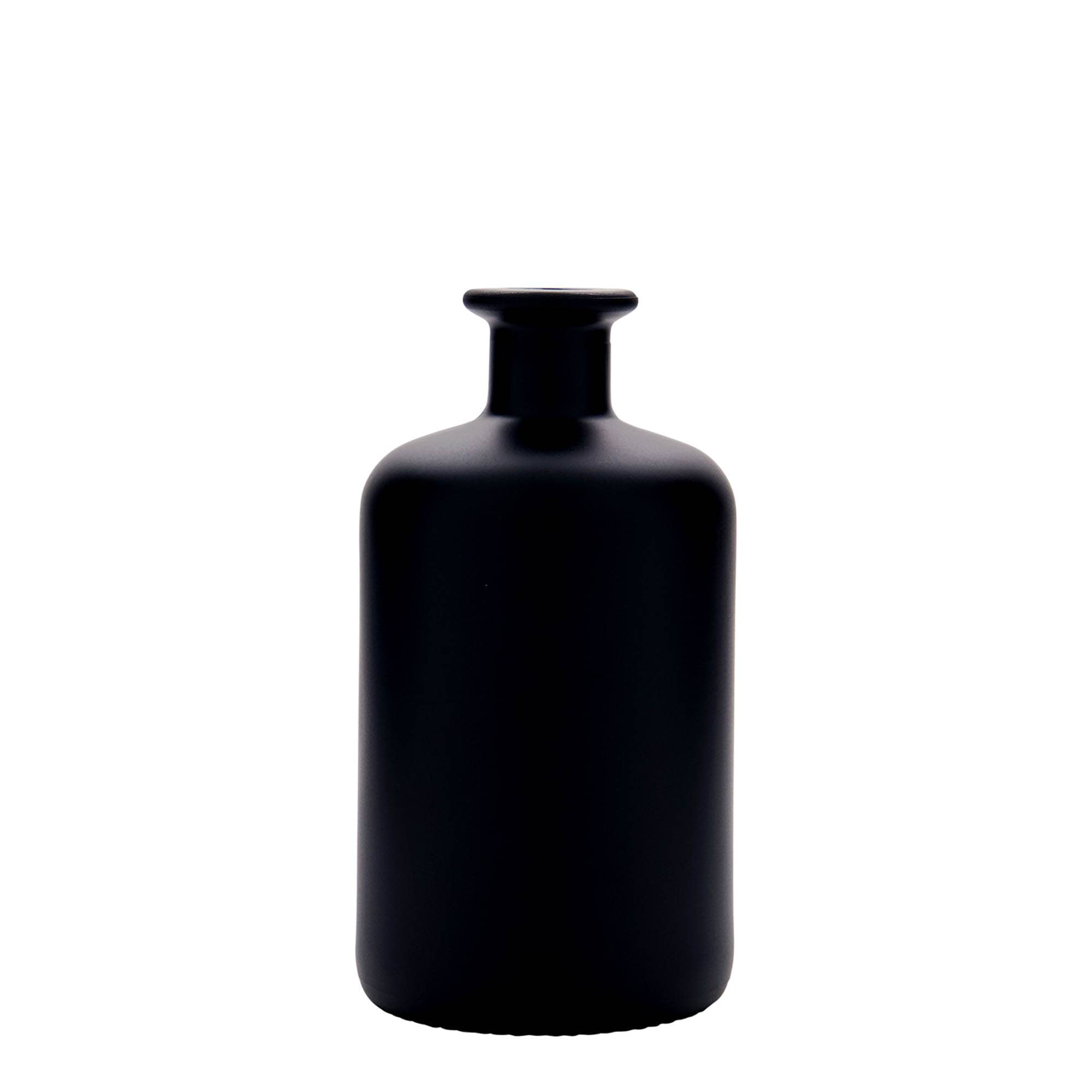 500 ml apotekerglassflaske, svart, åpning: Kork 500 ml apotekerglassflaske, svart, åpning: Kork