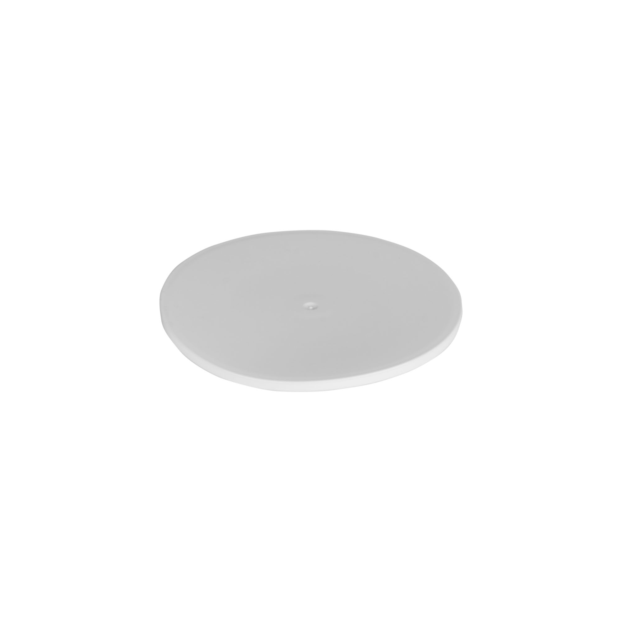 Dekkskive for 200 ml 'Bianca', PP-plast, hvit