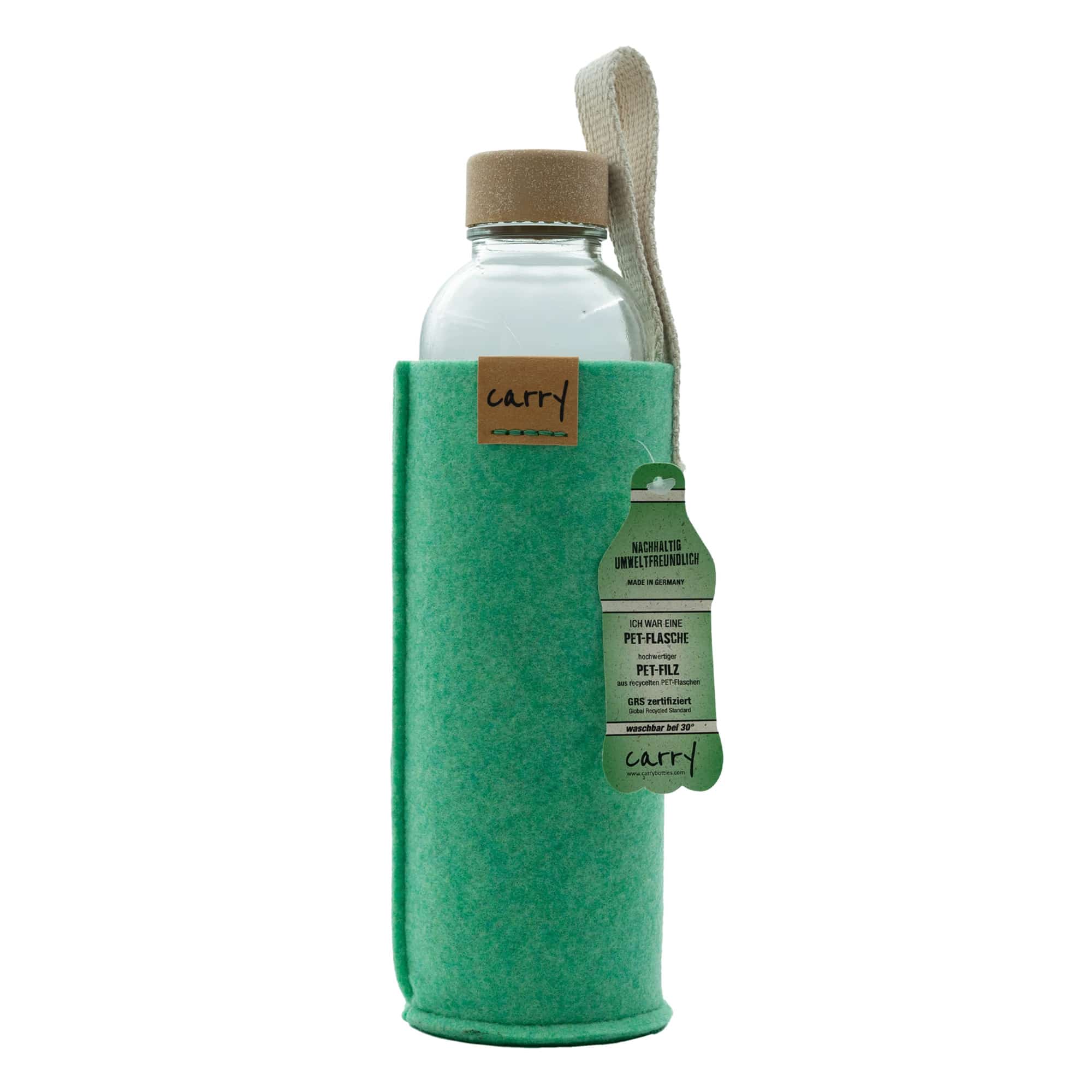CARRY-etuietui, tekstil, mintgrønn