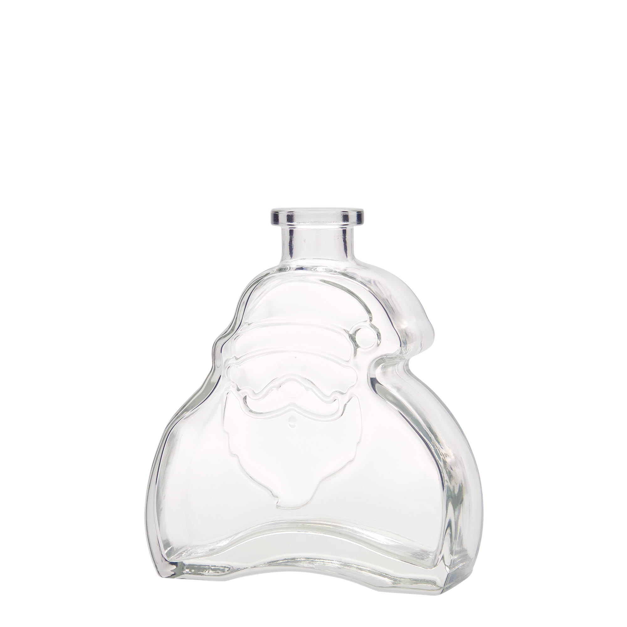 200 ml glassflaske 'Julenissen', åpning: kork