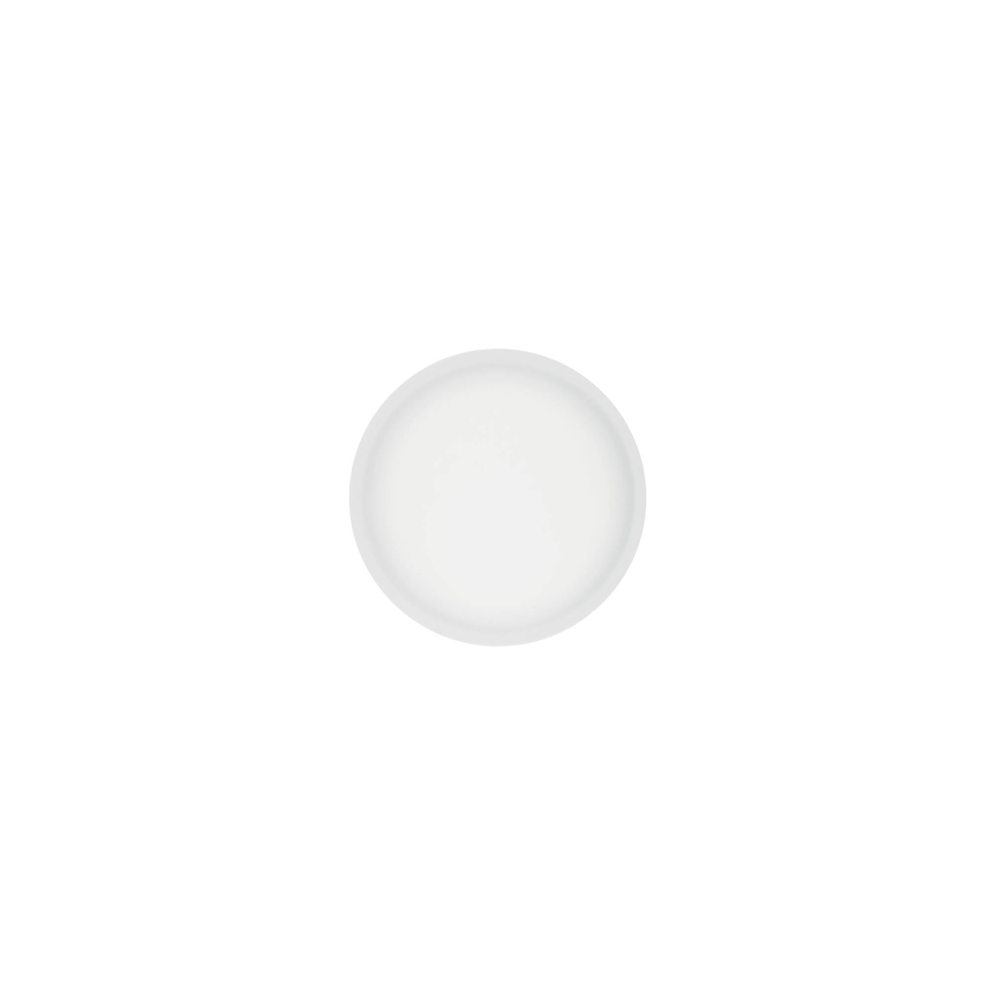 skrulokk "Clear/Platin Edition", PP-plast, hvit, for åpning: 45/2P