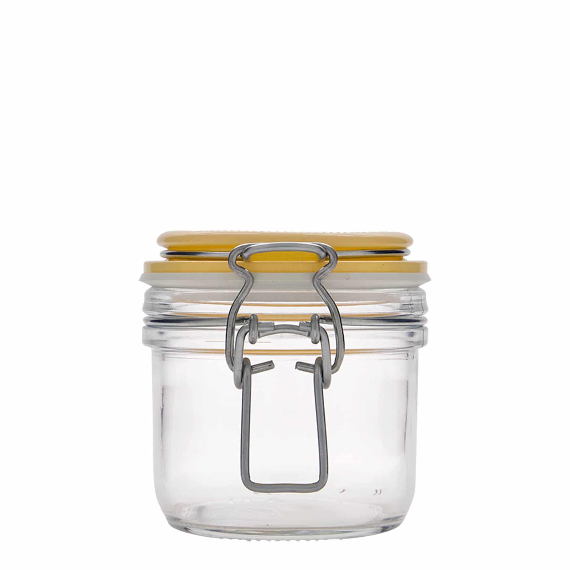 200 ml bøyleglass "Fido", gul, åpning: Bøylelokk 200 ml bøyleglass "Fido", gul, åpning: Bøylelokk