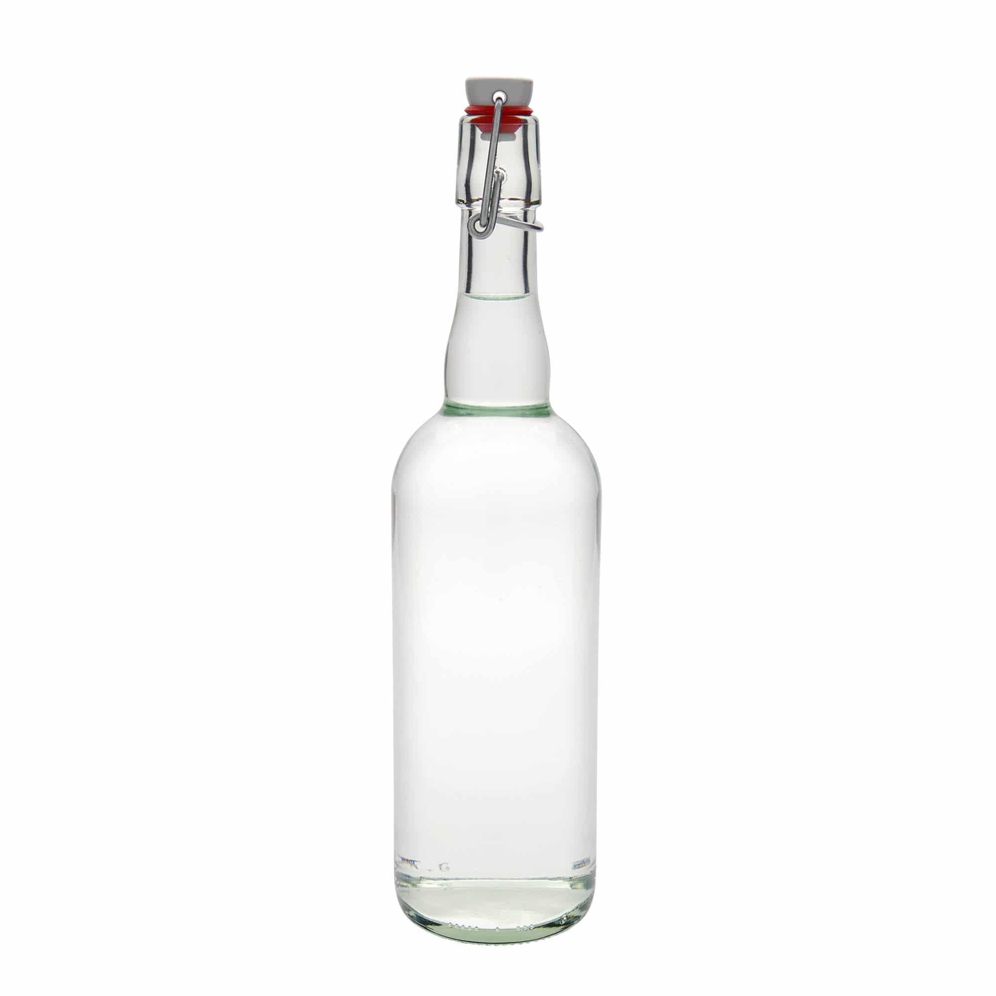 750 ml ølflaske Belgia, glass, åpning: Bøylelokk