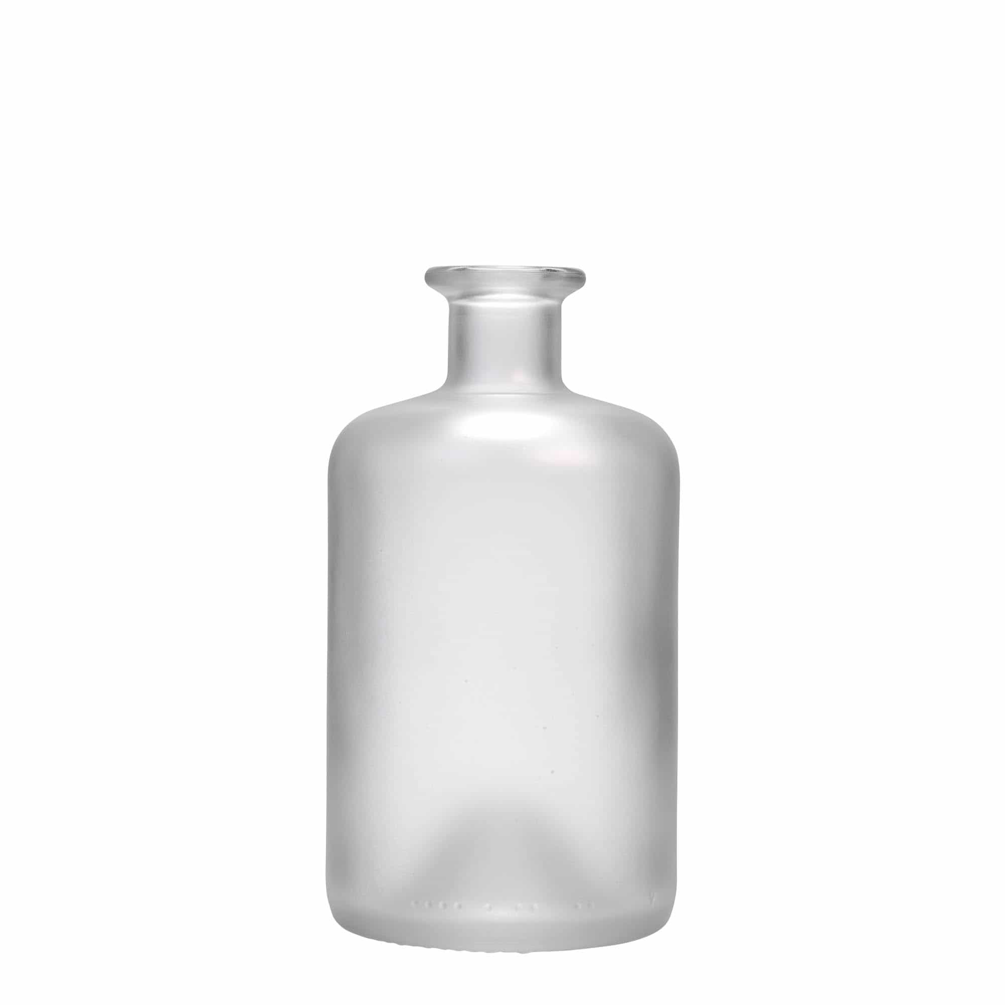 500 ml apotekerglassflaske, iset, åpning: Kork 500 ml apotekerglassflaske, iset, åpning: Kork