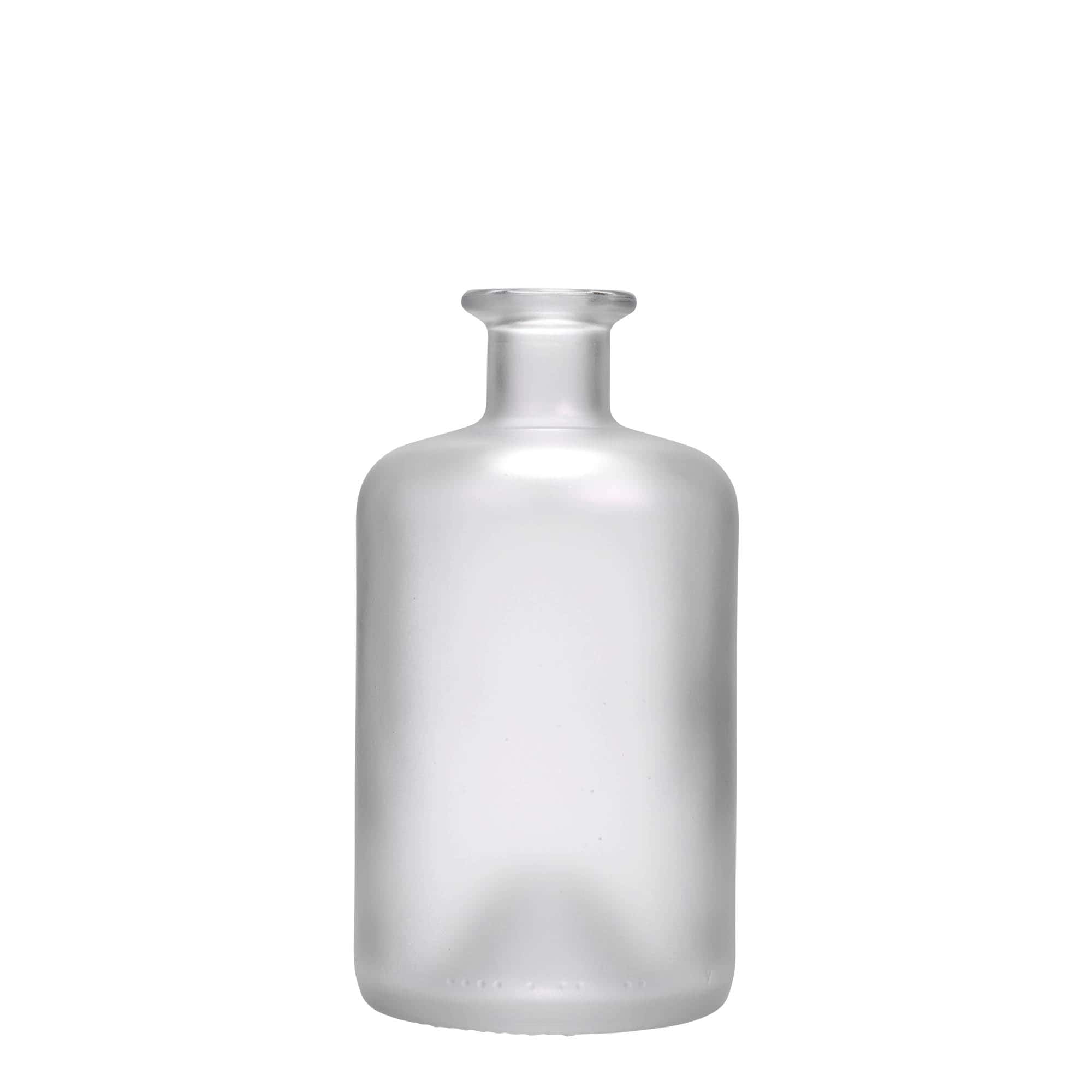 500 ml glassflaske apotek, avkjølt, åpning: kork