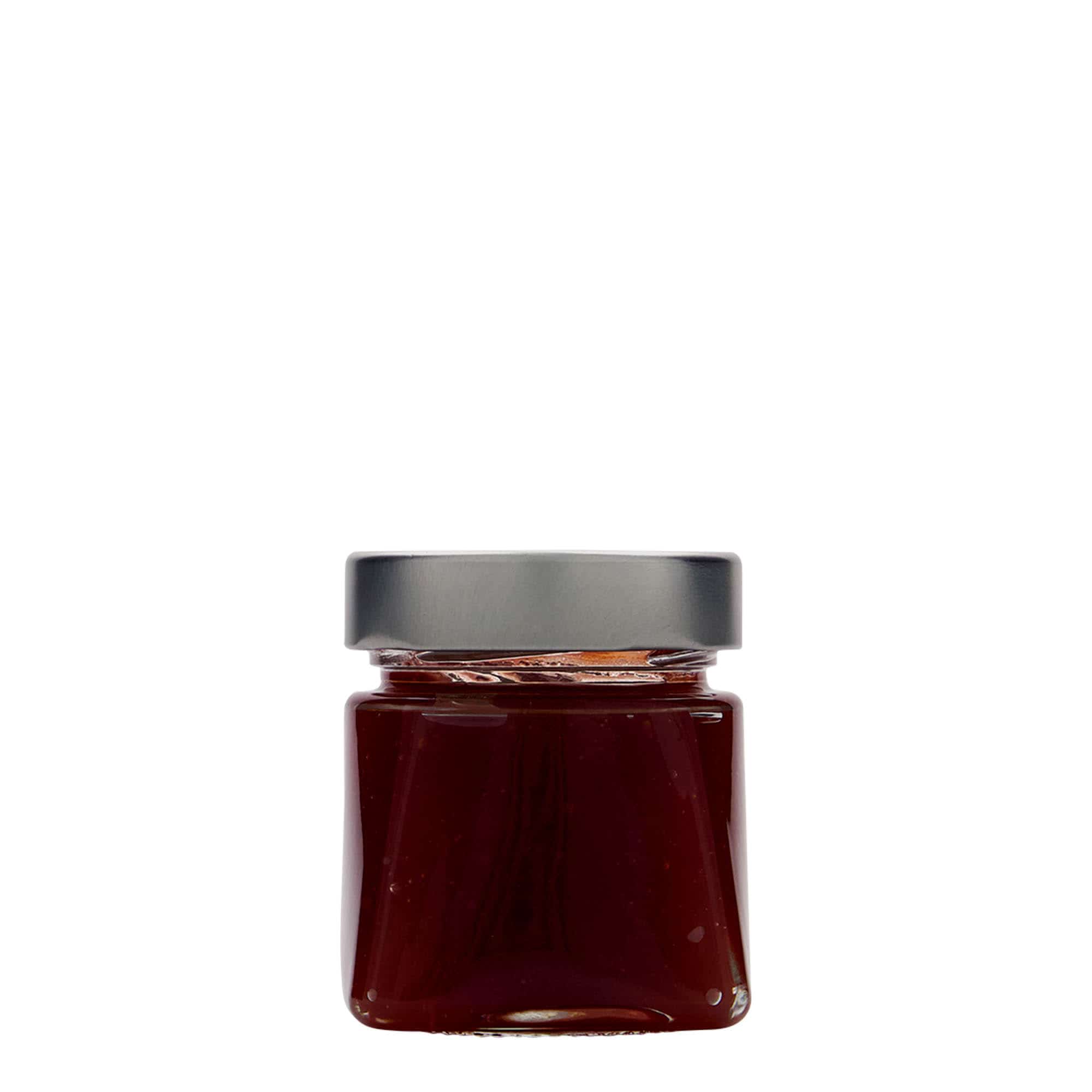 106 ml firkantet glass 'Luxor', åpning: Deep-Twist-Off (DTO 58)