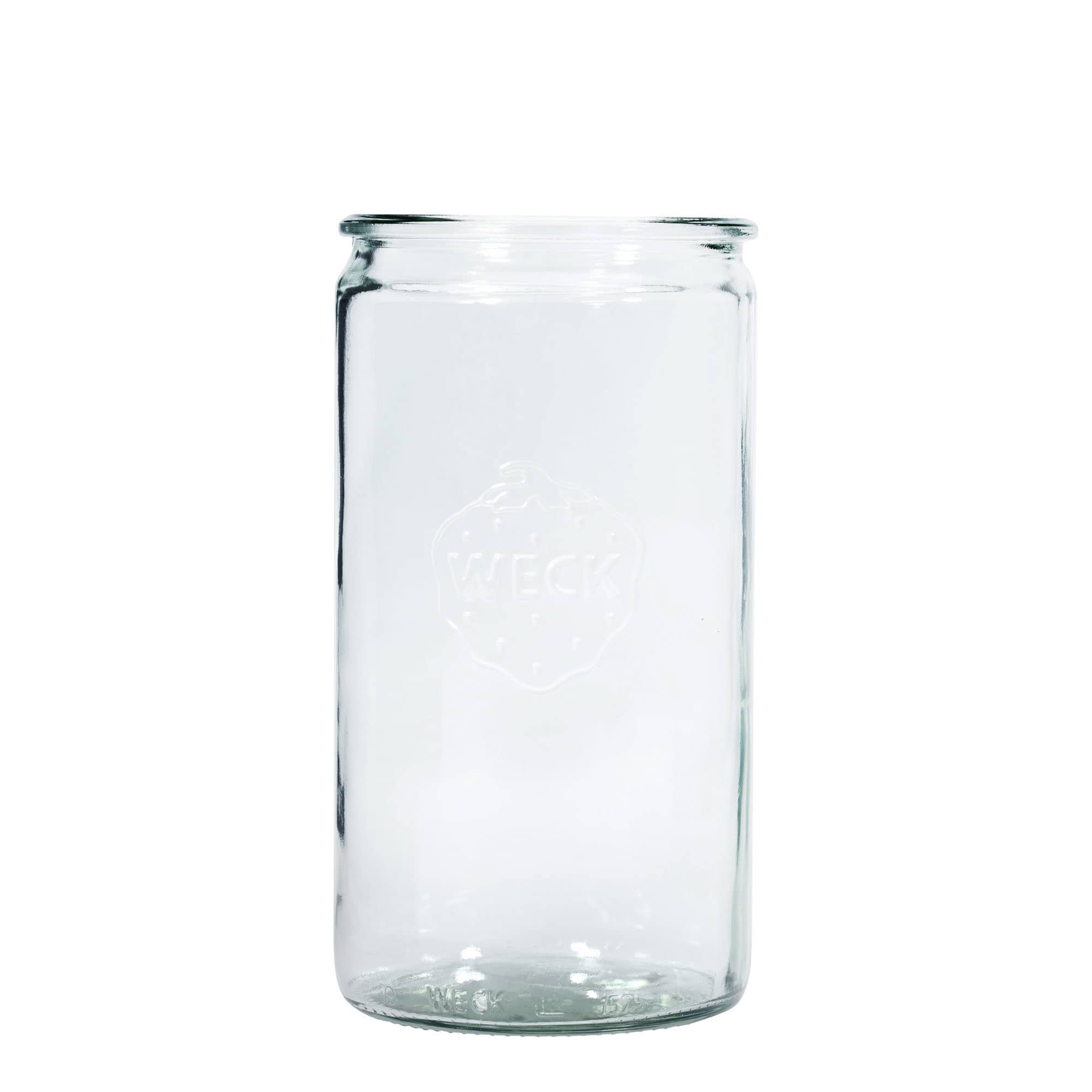 1.575 ml WECK-sylinderglass, åpning: rund kant