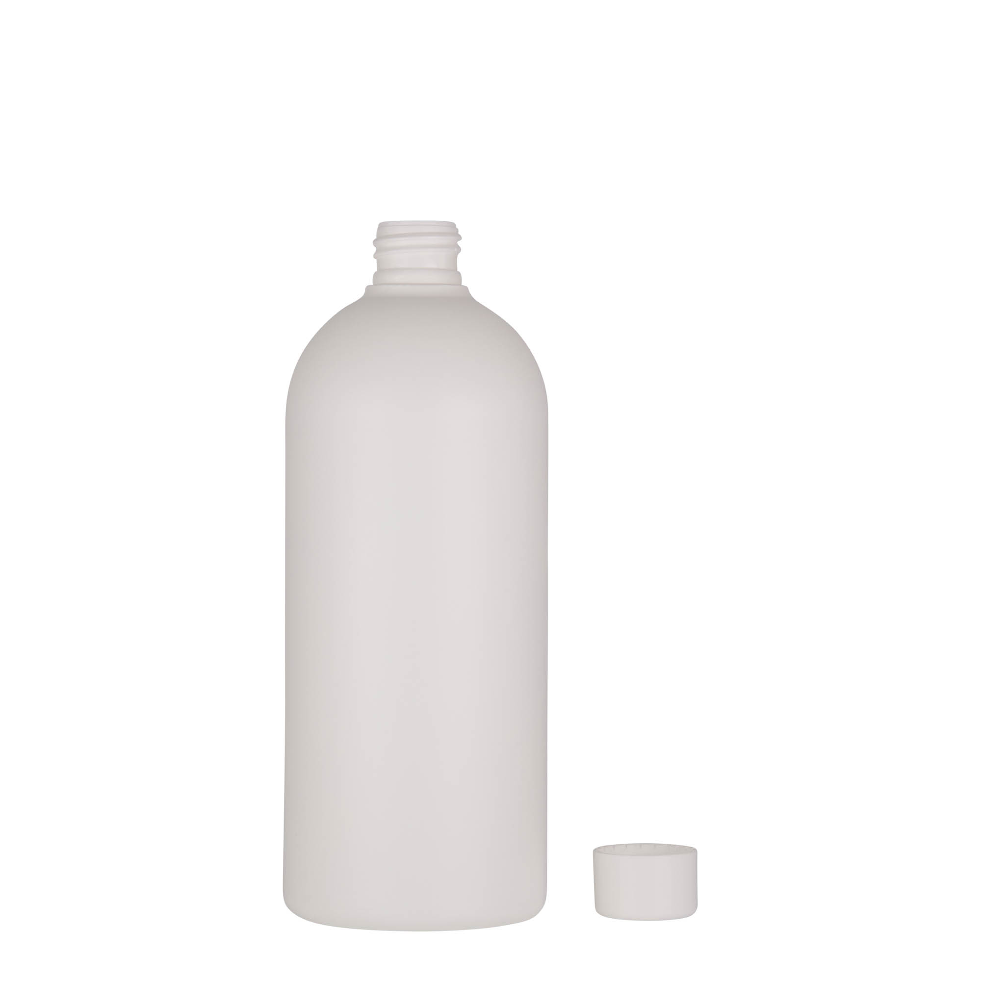 500 ml plastflaske 'Tuffy', HDPE, hvit, åpning: 24/410 500 ml plastflaske 'Tuffy', HDPE, hvit, åpning: 24/410