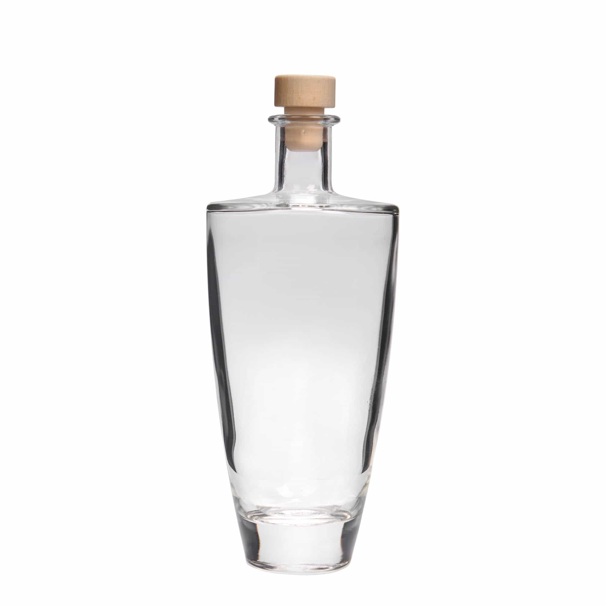500 ml glassflaske "Vanessa", oval, åpning: Kork