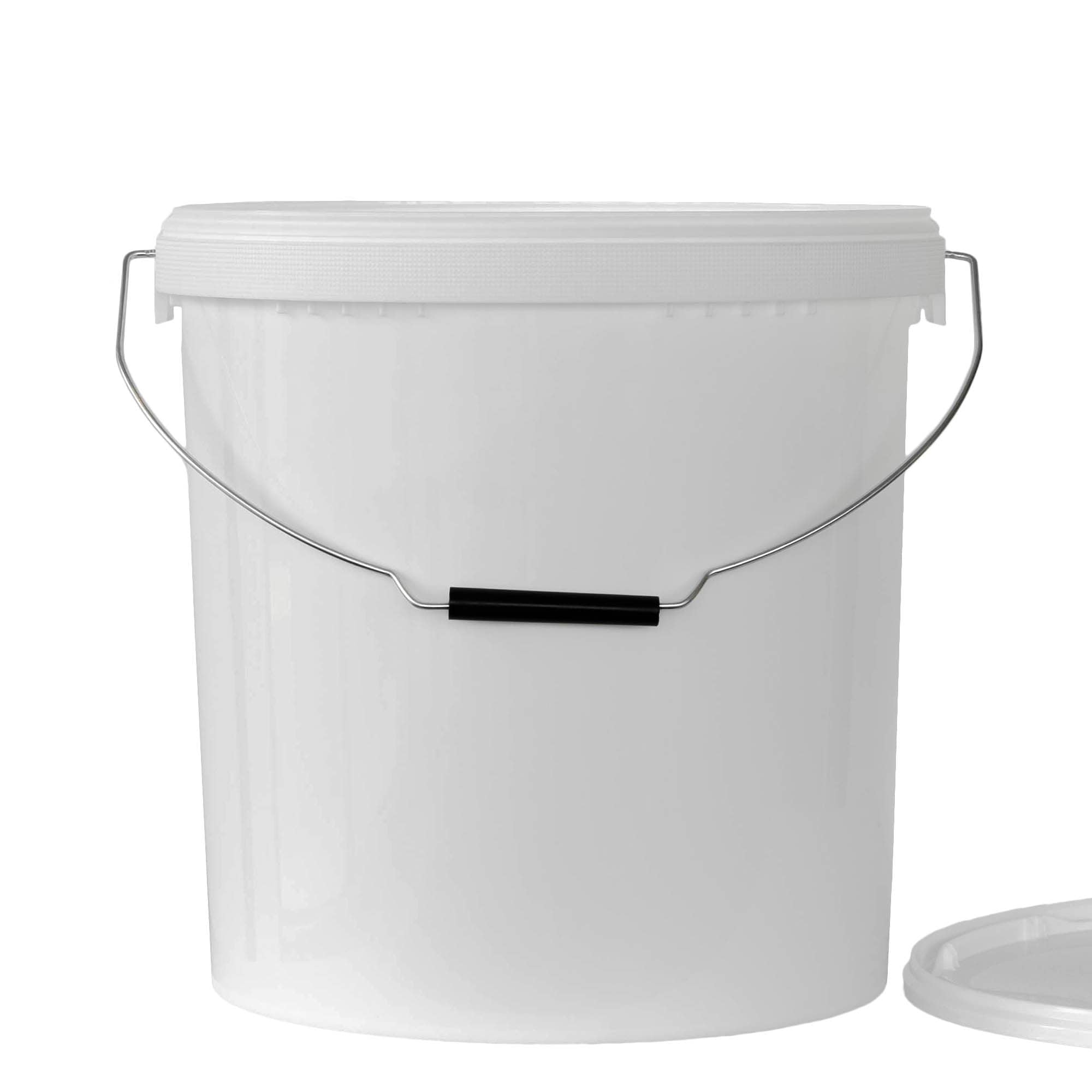 20 l bøtte, PP-plast, hvit