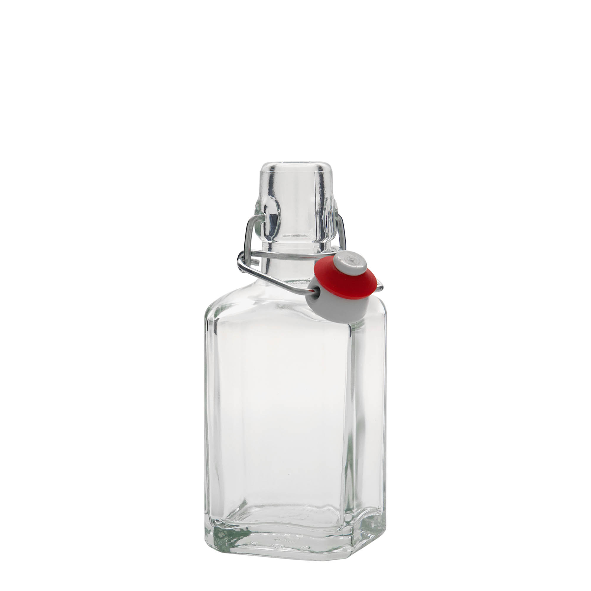 250 ml glassflaske 'Rialto', firkantet, åpning: patentkork 250 ml glassflaske 'Rialto', firkantet, åpning: patentkork