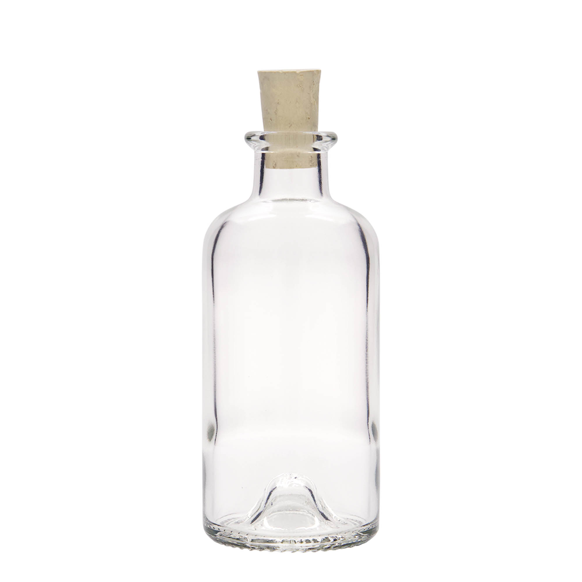 200 ml glassflaske apotek, åpning: kork
