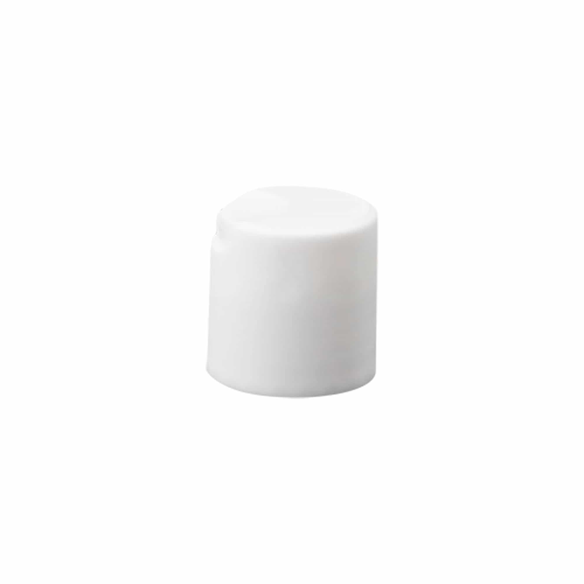 Skrukork Disc Top, PP-plast, hvit, for åpning: 24/410