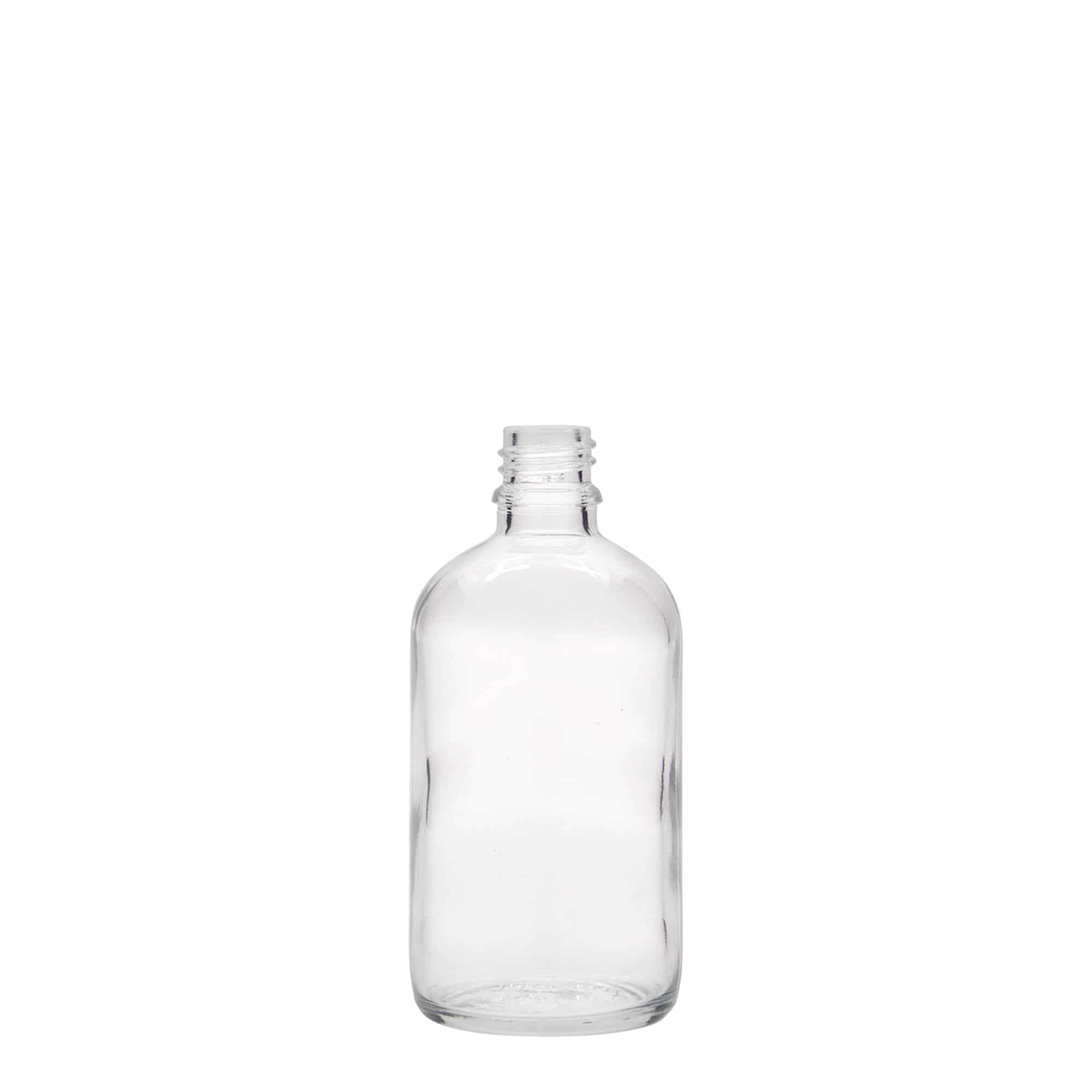 100 ml medisinflaske, glass, åpning: DIN 18 100 ml medisinflaske, glass, åpning: DIN 18