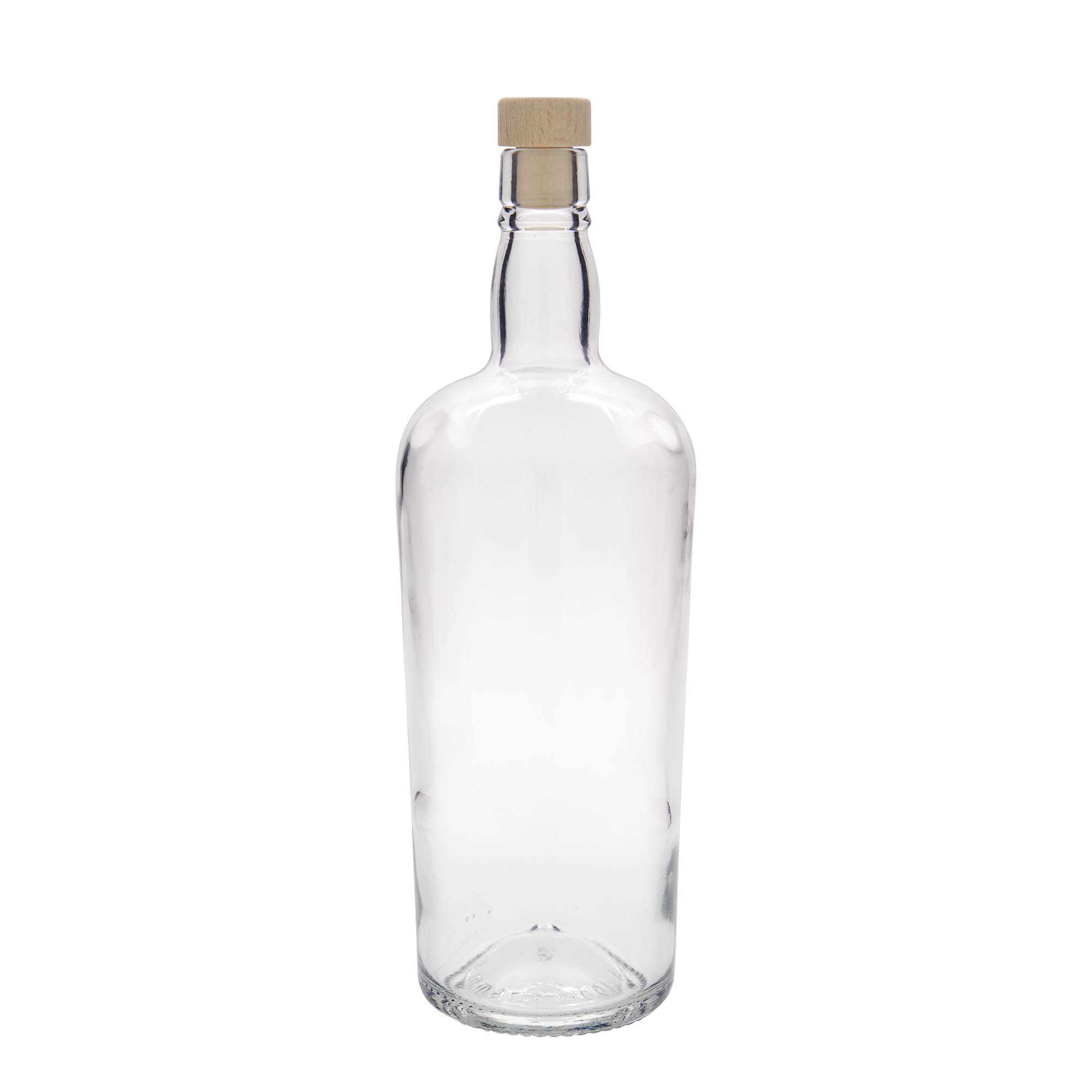1000 ml glassflaske 'Edinburgh', åpning: kork